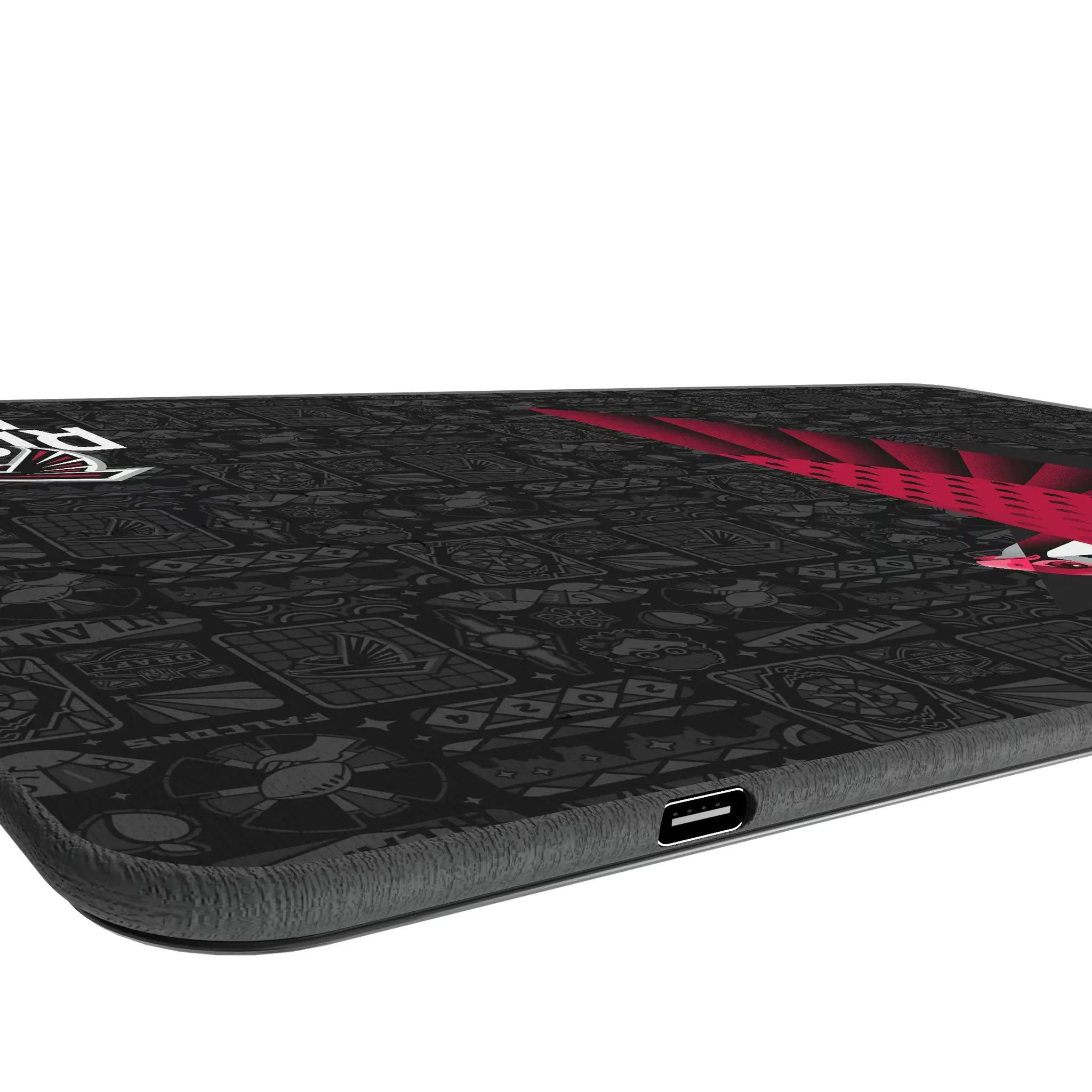 Atlanta Falcons Deco 15-Watt Wireless Charger and Mouse Pad