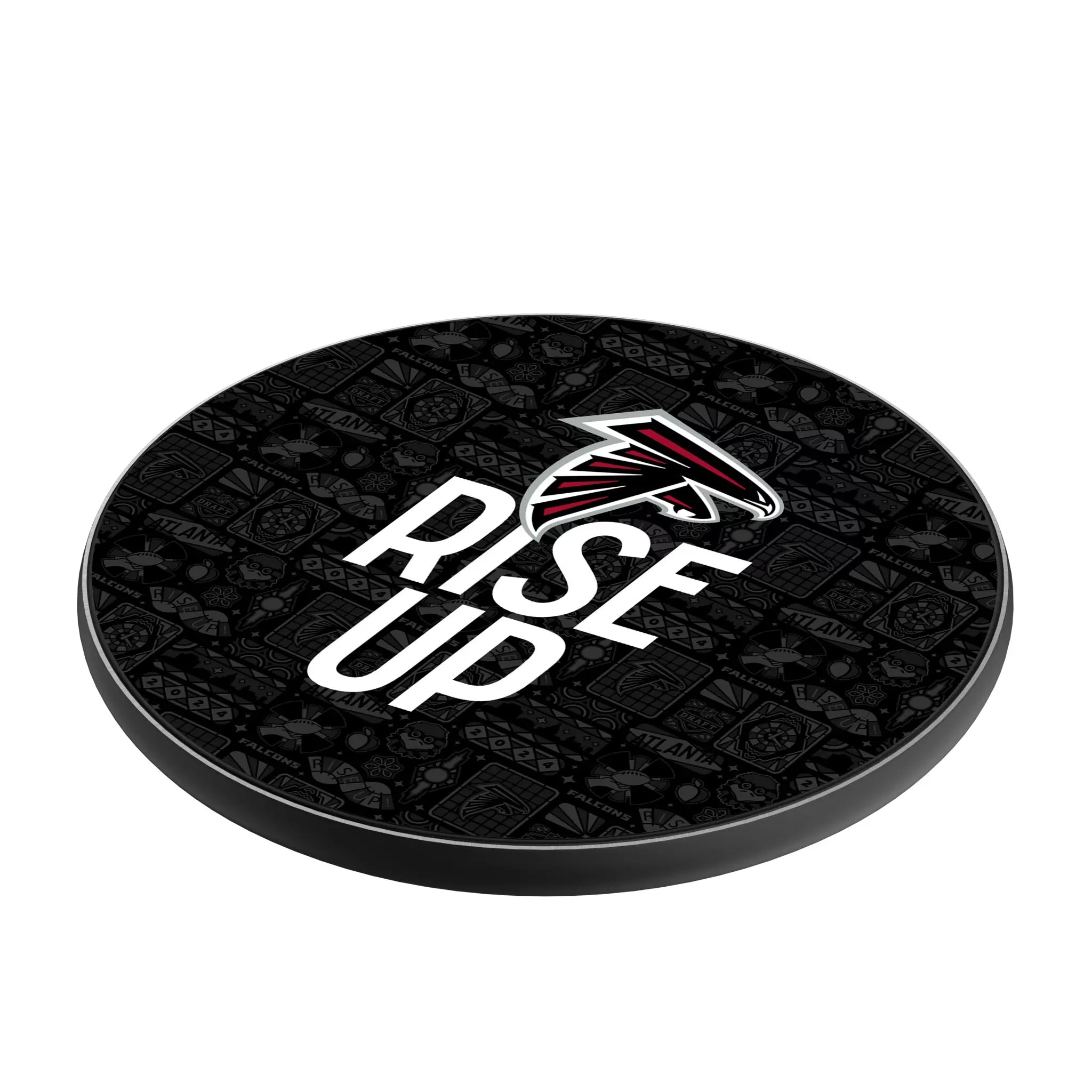 Atlanta Falcons Deco 15-Watt Wireless Charger - Isometric View