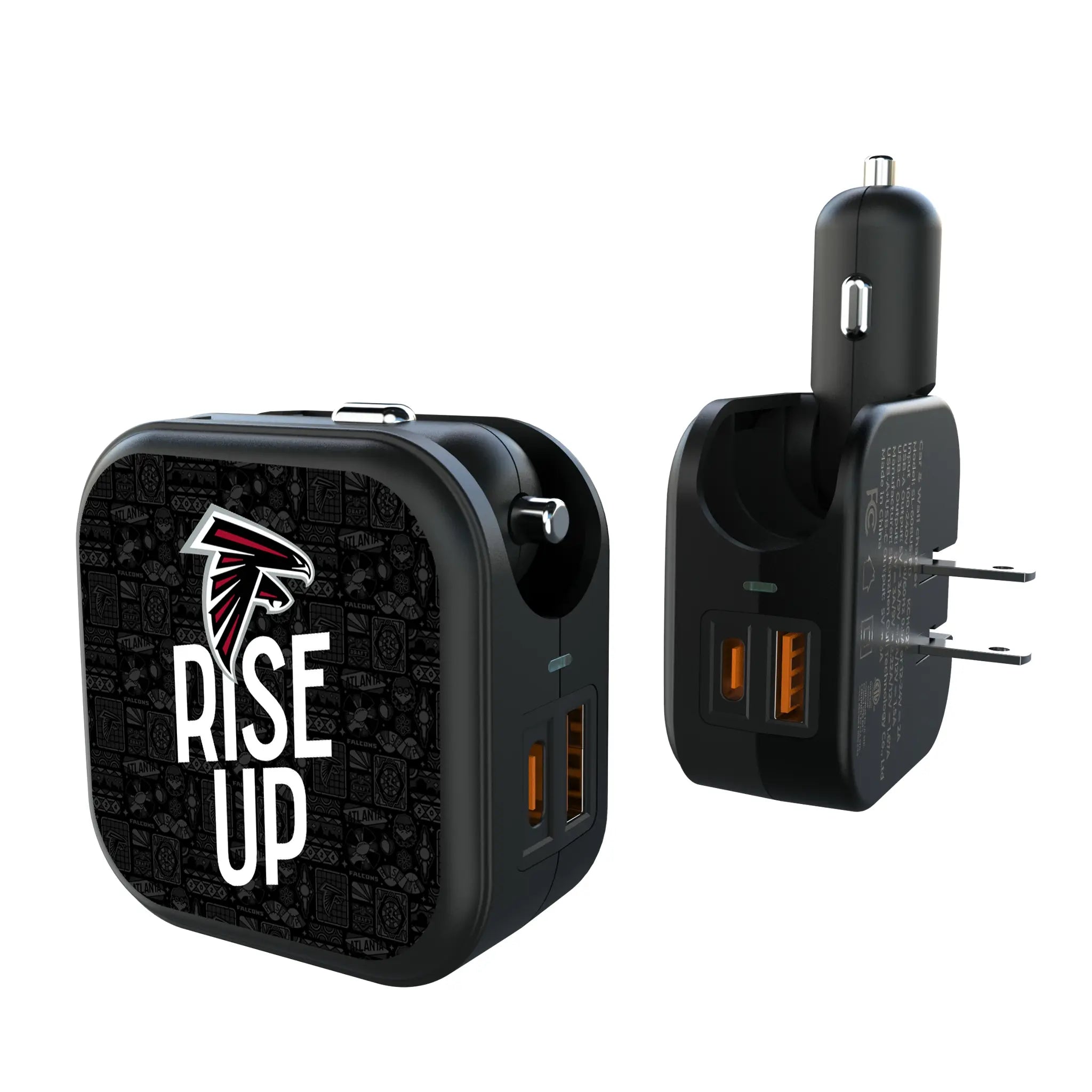 Atlanta Falcons Deco 2 in 1 USB A/C Charger