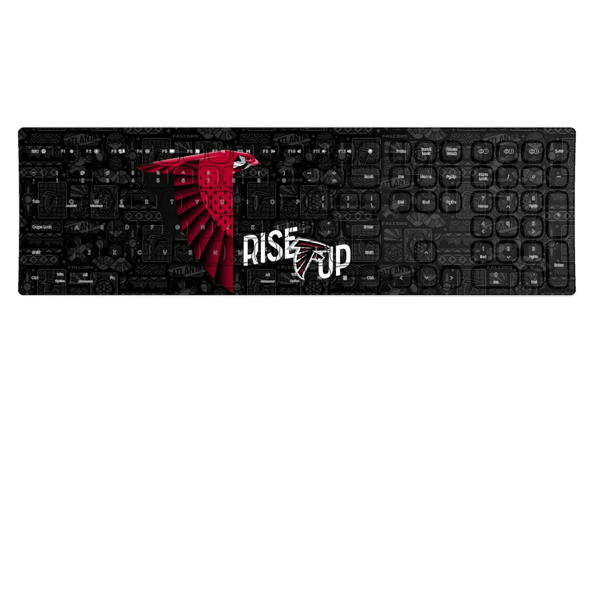 Atlanta Falcons Deco KKB605 Curved Wireless Keyboard