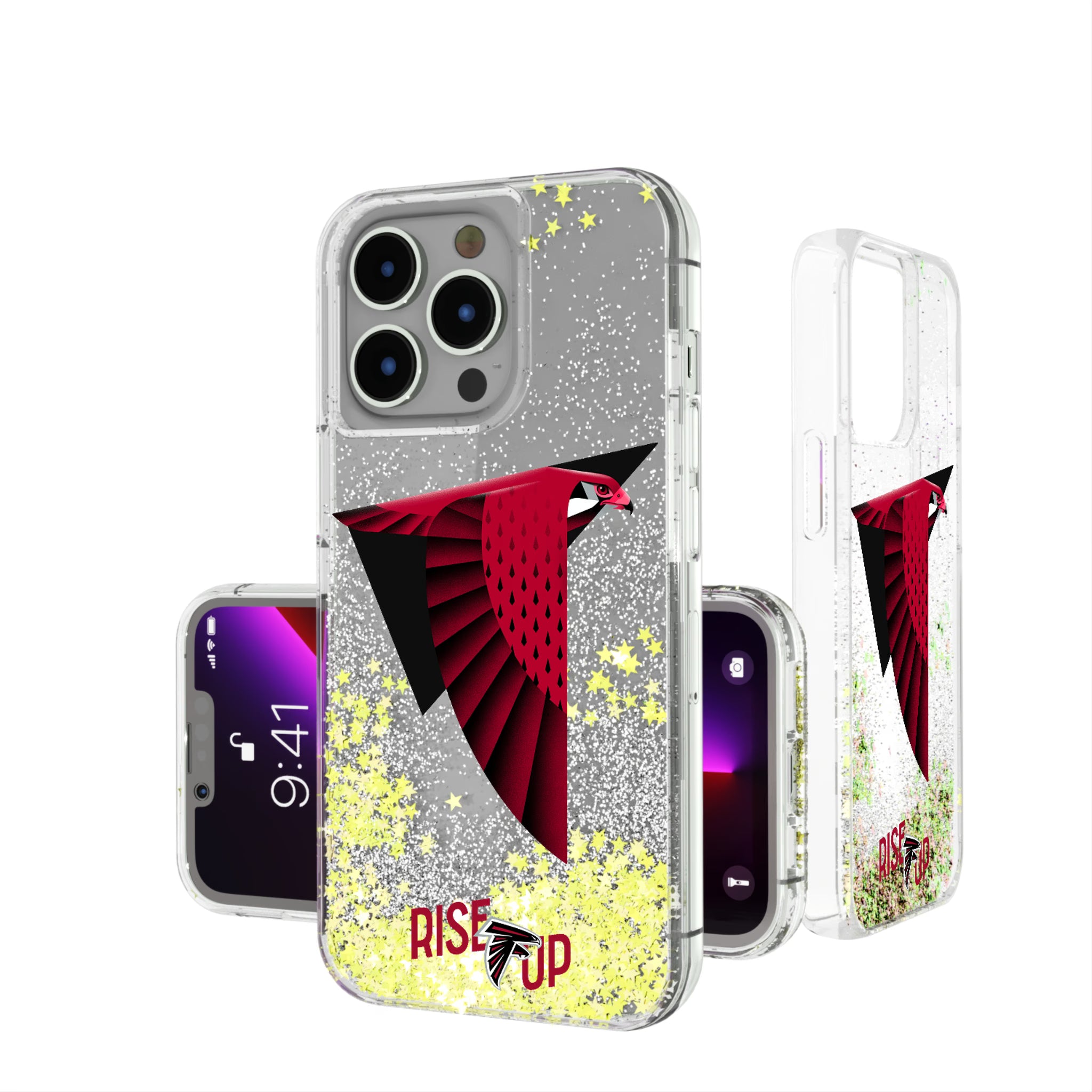 Atlanta Falcons Deco iPhone Glitter Phone Case for Apple iPhone