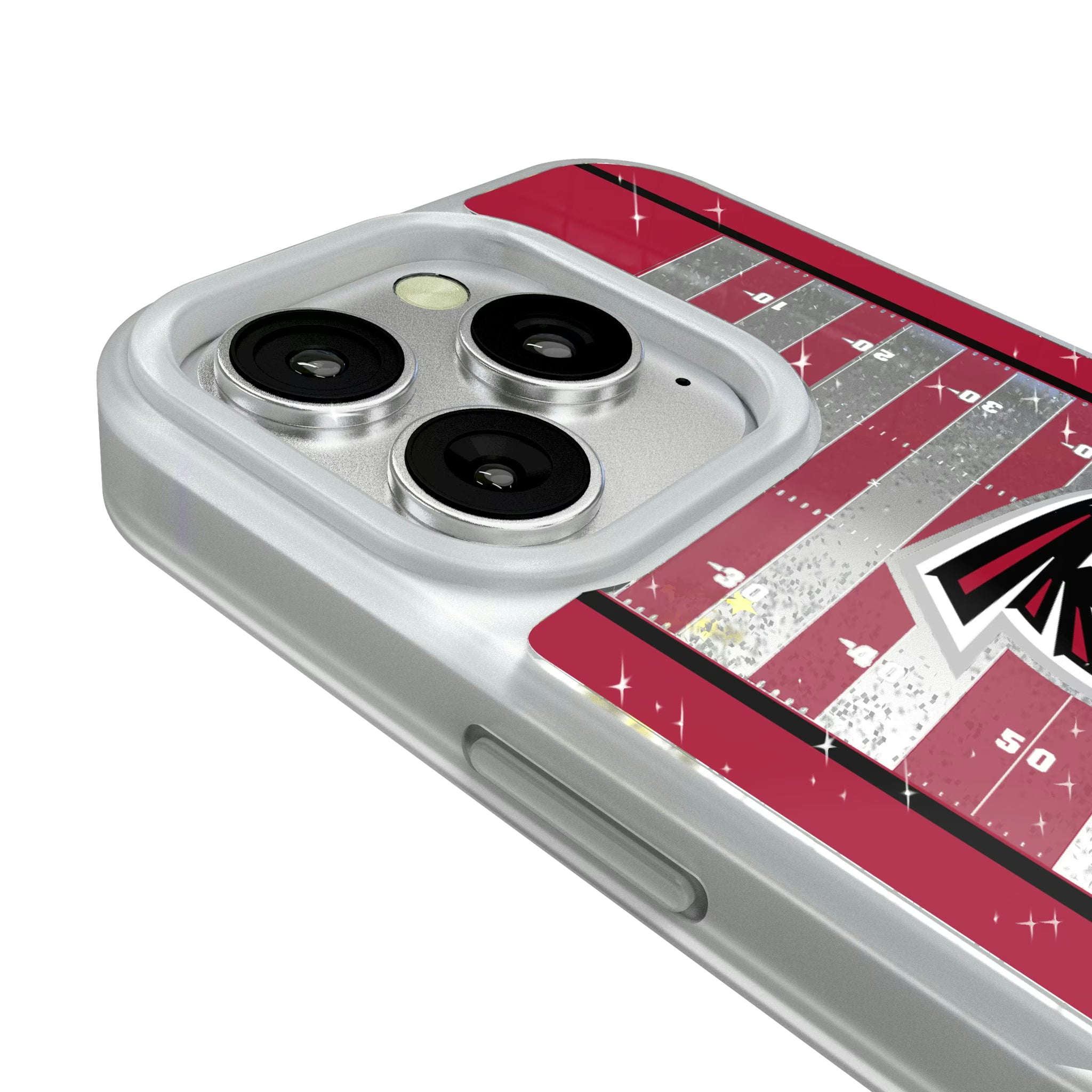 Atlanta Falcons Field iPhone Glitter Phone Case for Apple iPhone - Detail#Device_iPhone 16 Pro