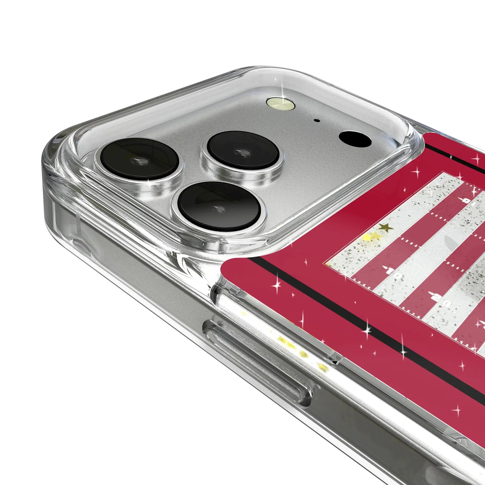 Atlanta Falcons Field iPhone Glitter Phone Case for Apple iPhone - Detail