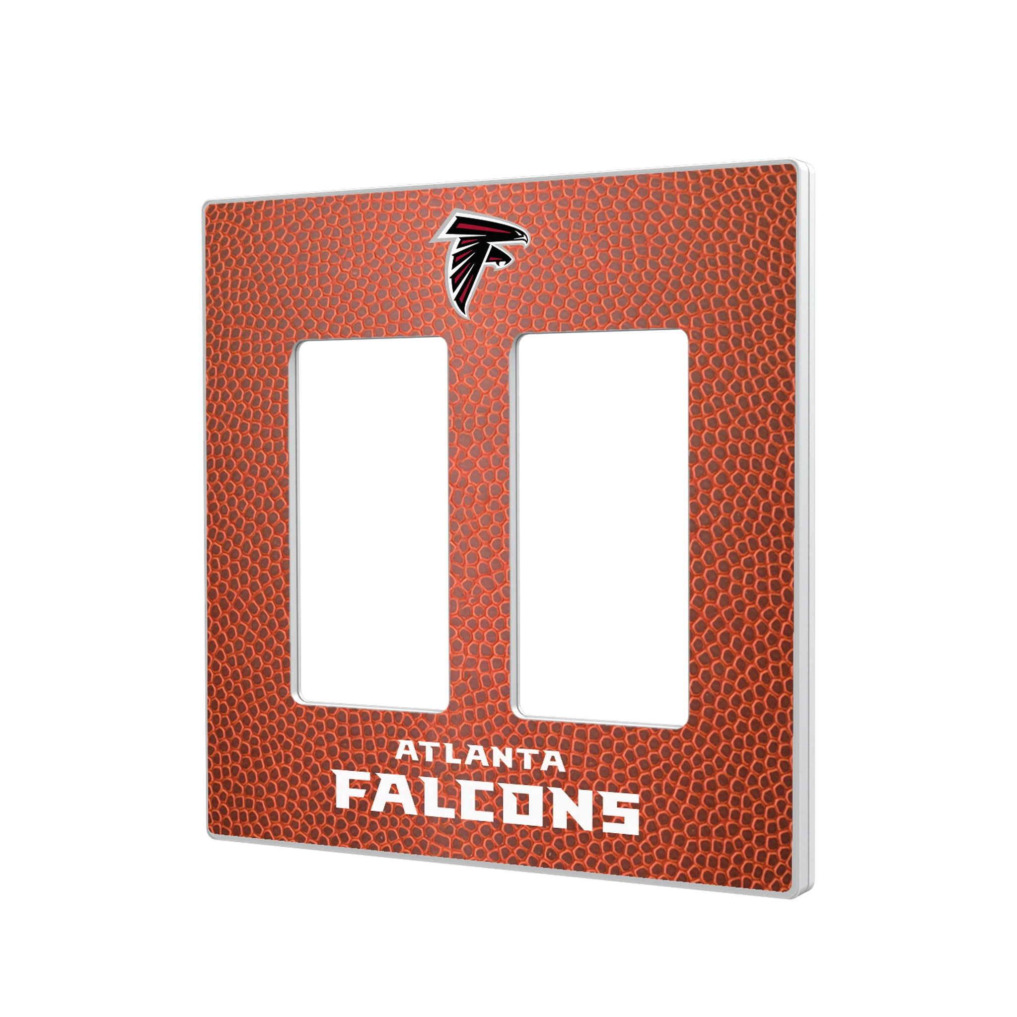 Atlanta Falcons Football Hidden-Screw Light Switch Plate#Style_Double Rocker