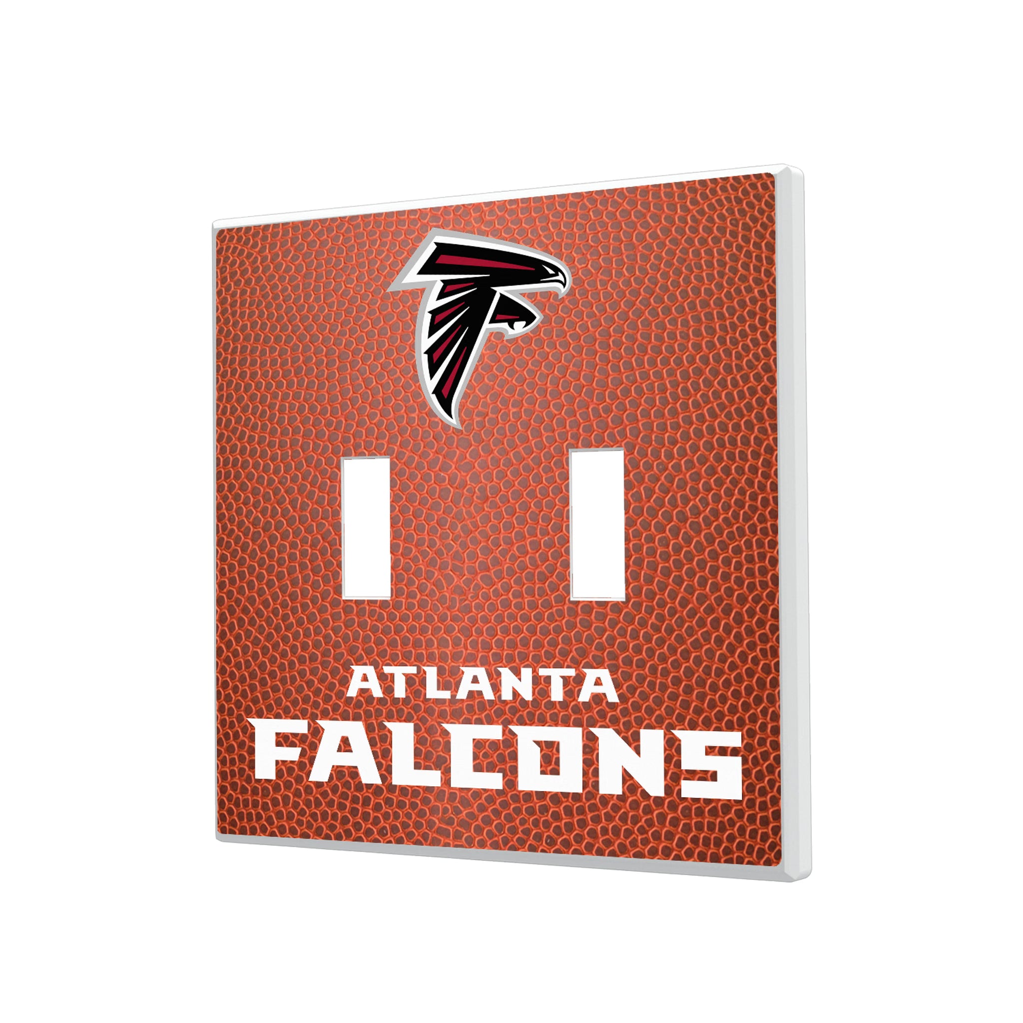 Atlanta Falcons Football Hidden-Screw Light Switch Plate#Style_Double Toggle