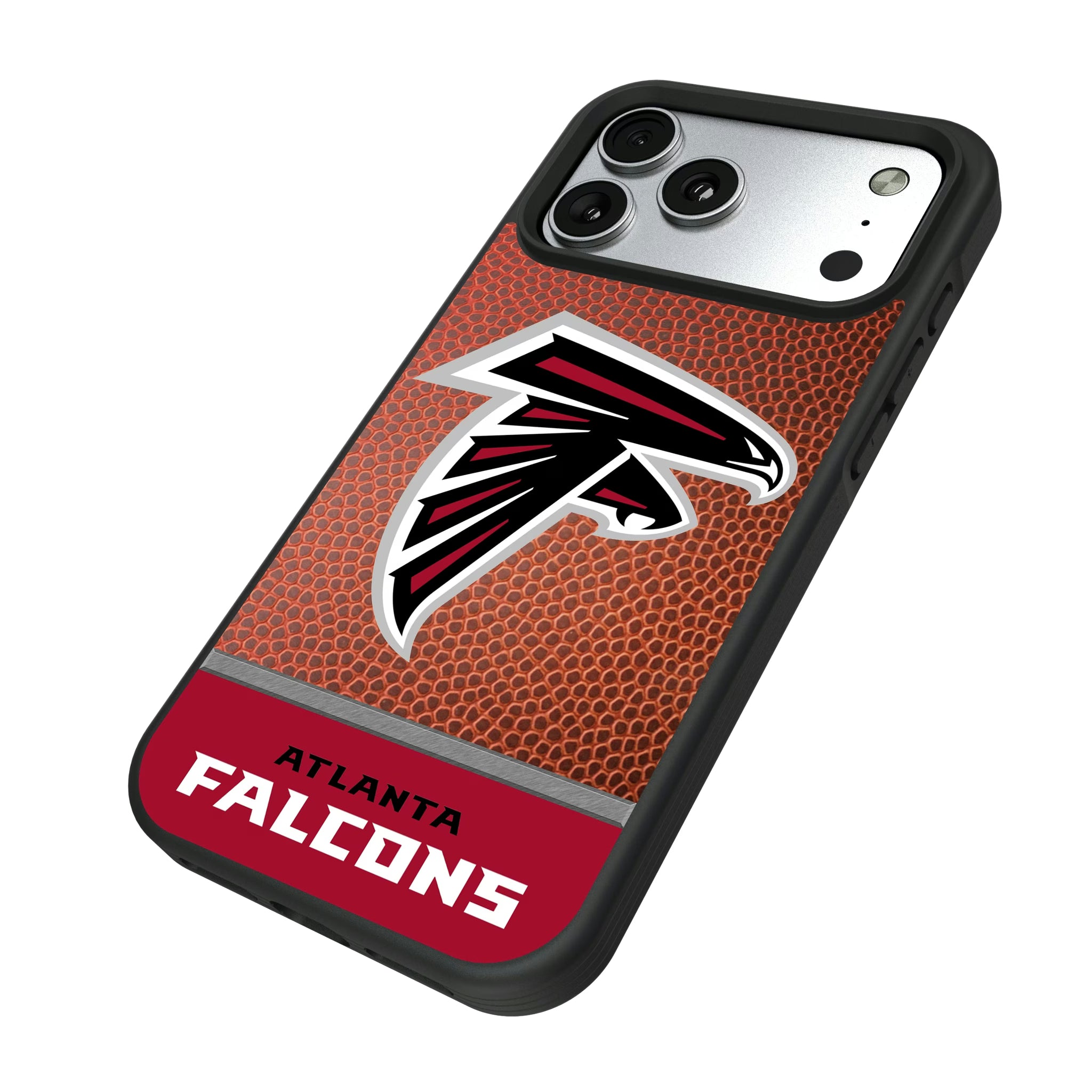 Atlanta Falcons Football Wordmark iPhone Bump Phone Case for Apple iPhone - Isometric View#Device_iPhone 17 Pro Max