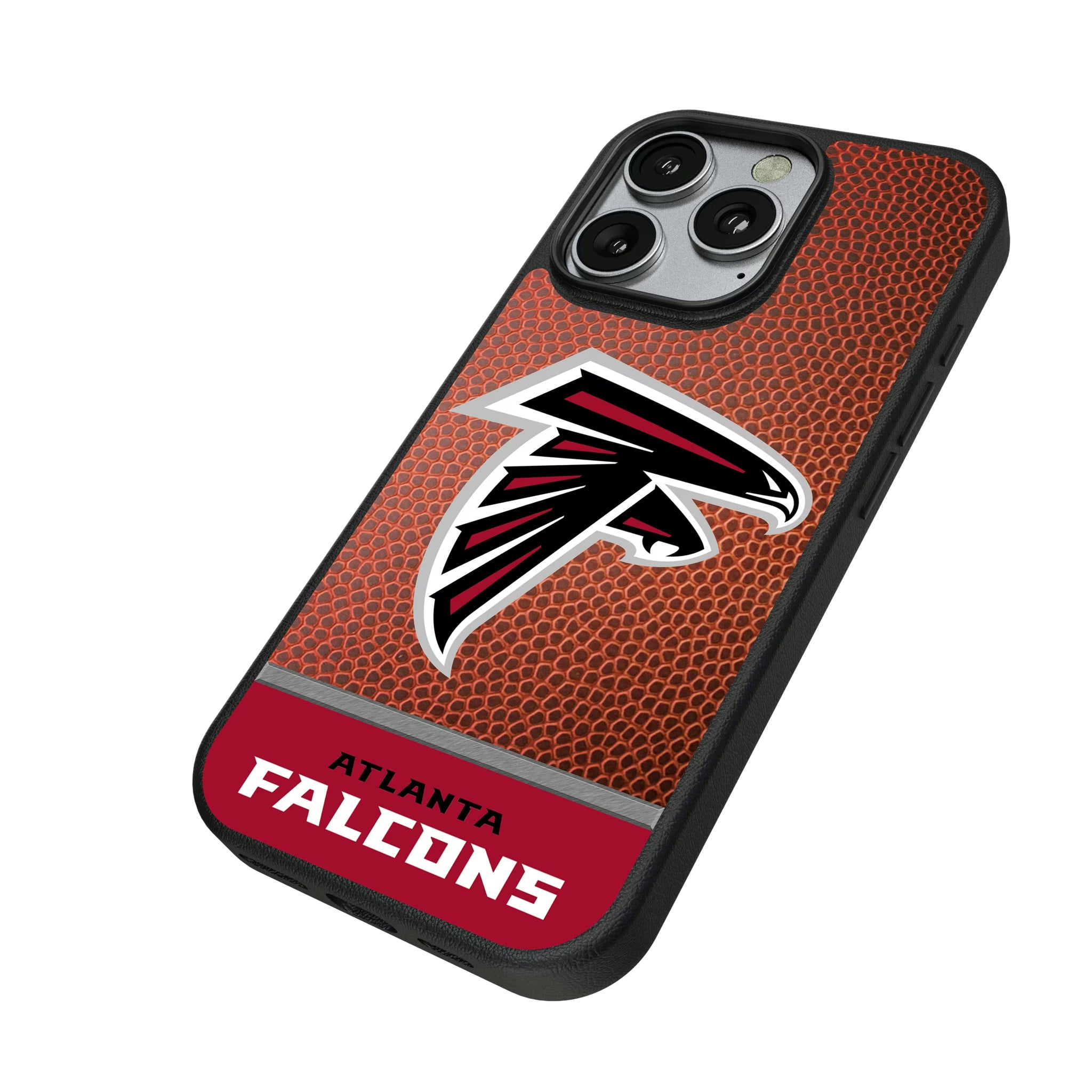 Atlanta Falcons Football Wordmark iPhone MagSafe Compatible Phone Case for Apple iPhone - Isometric View