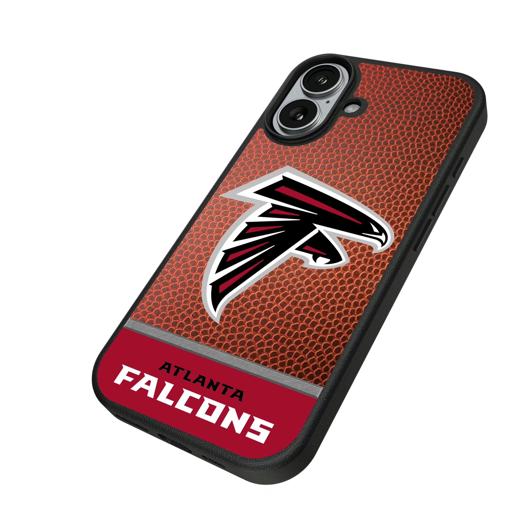 Atlanta Falcons Football Wordmark iPhone MagSafe Compatible Phone Case for Apple iPhone - Isometric View#Device_iPhone 17