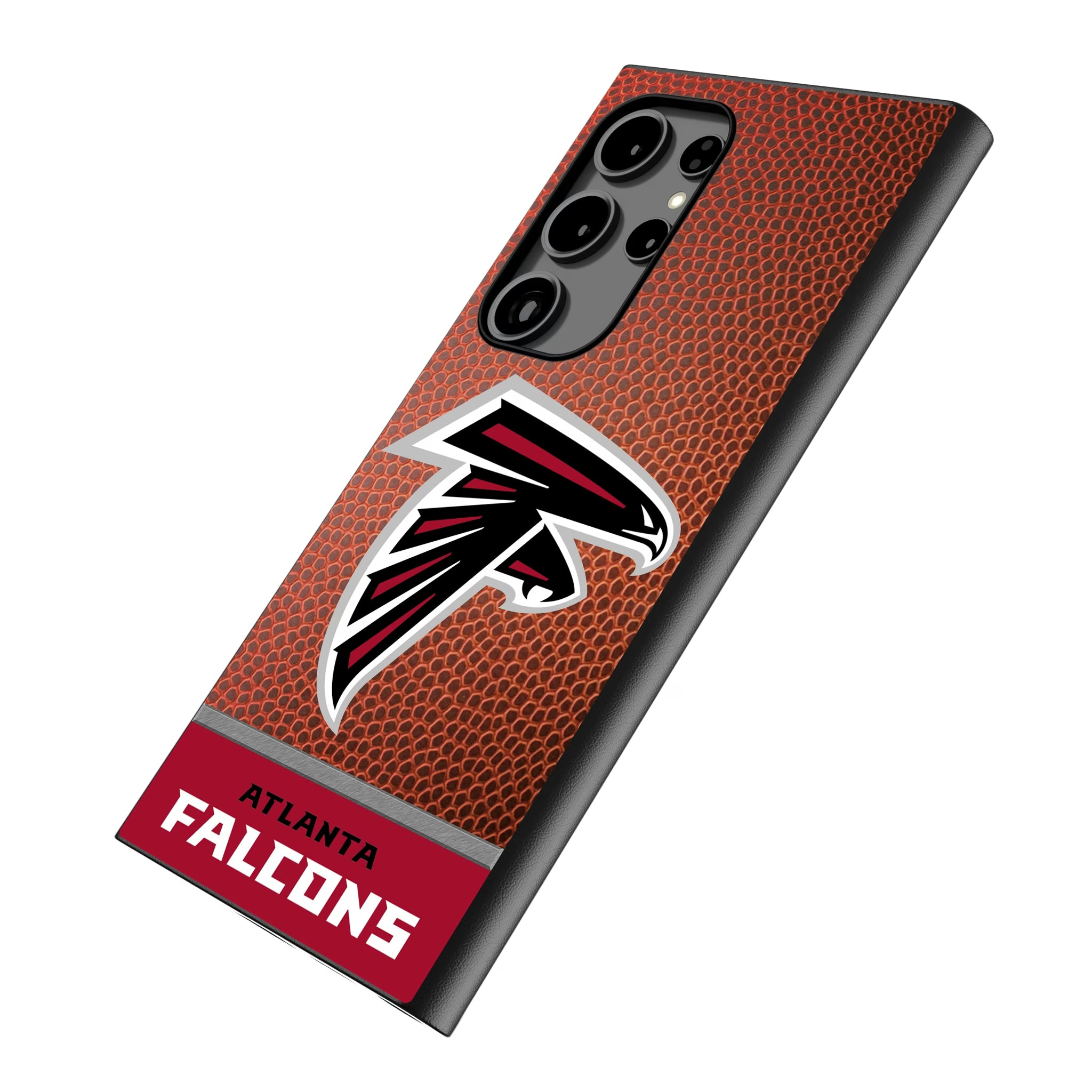 Atlanta Falcons Football Wordmark Galaxy MagSafe Compatible Phone Case for Samsung Galaxy - Isometric View