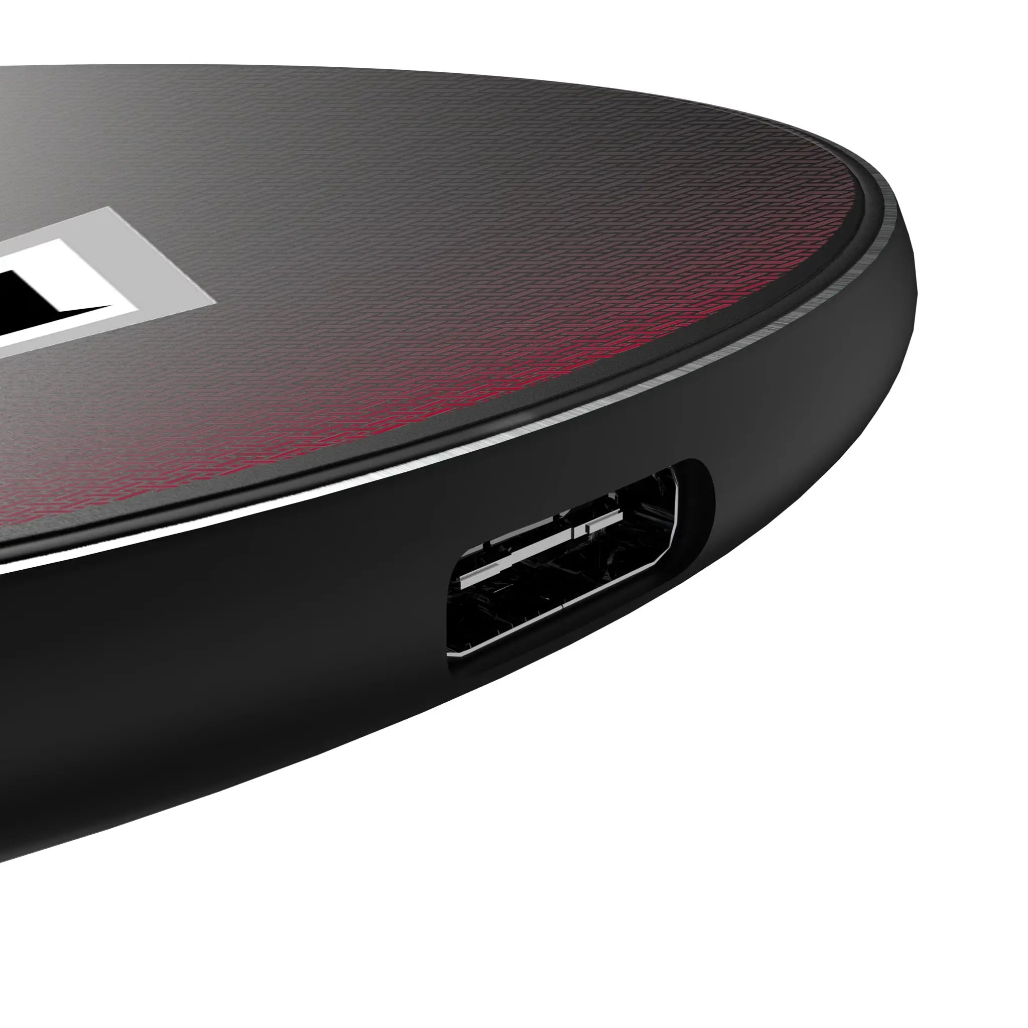 Atlanta Falcons Linen 15-Watt Wireless Charger - Detail