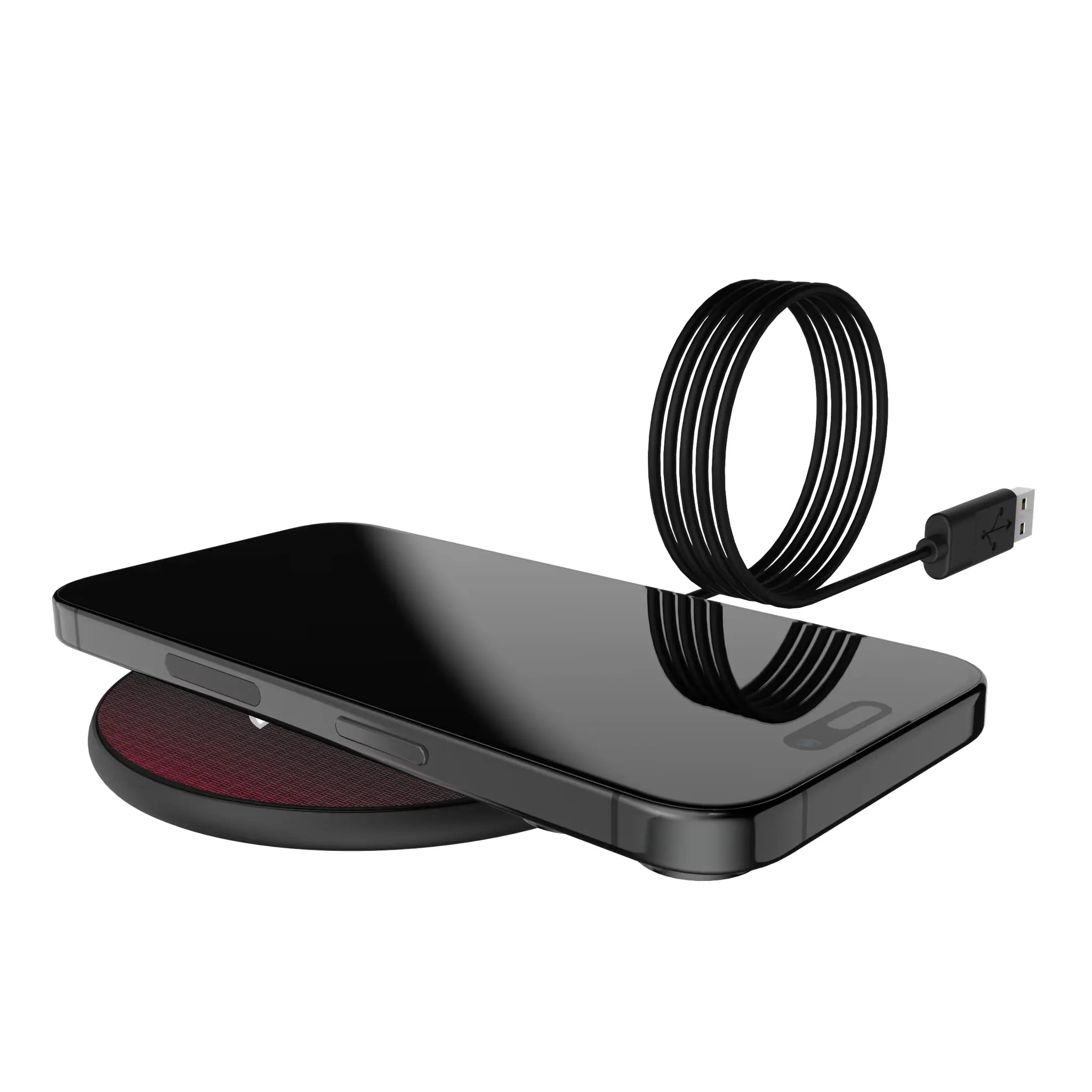 Atlanta Falcons Linen 15-Watt Wireless Charger - Lifestyle