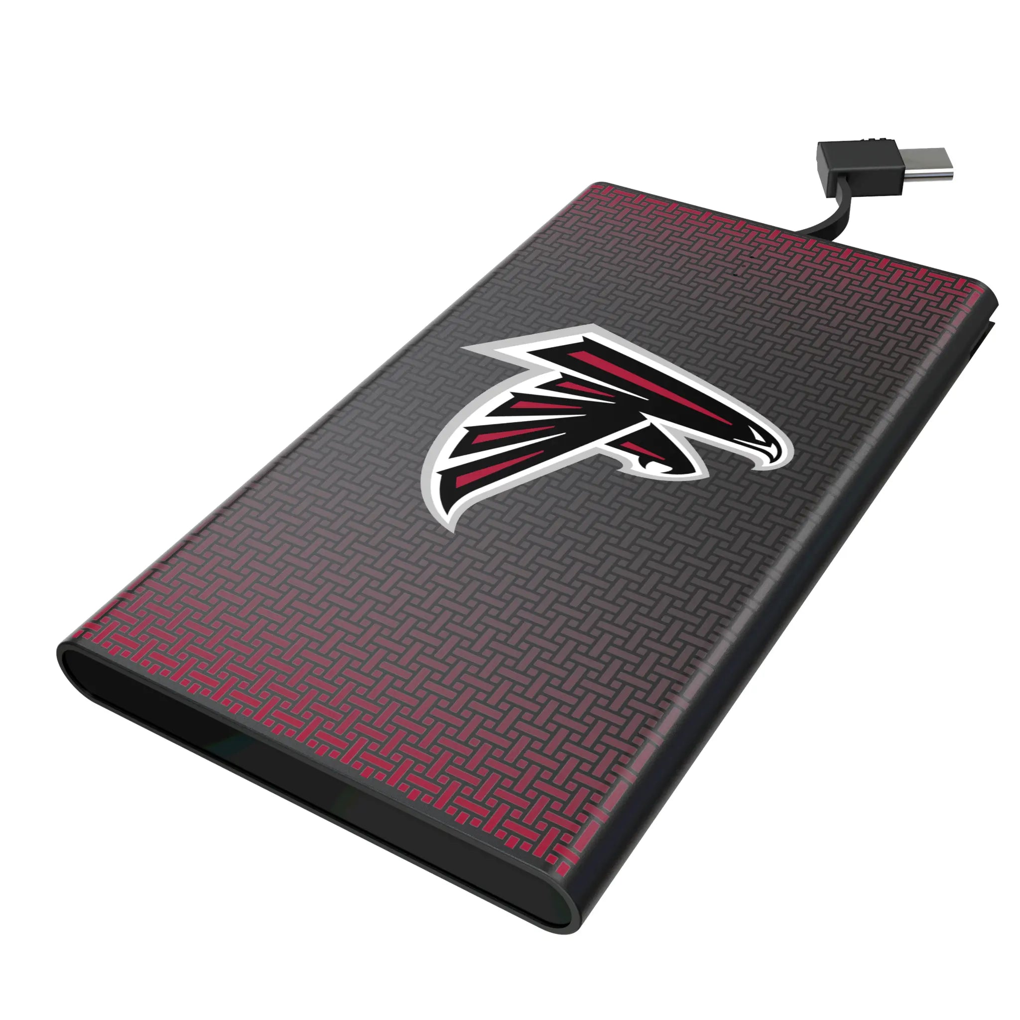 Atlanta Falcons Linen 5000mAh Flat Power Bank