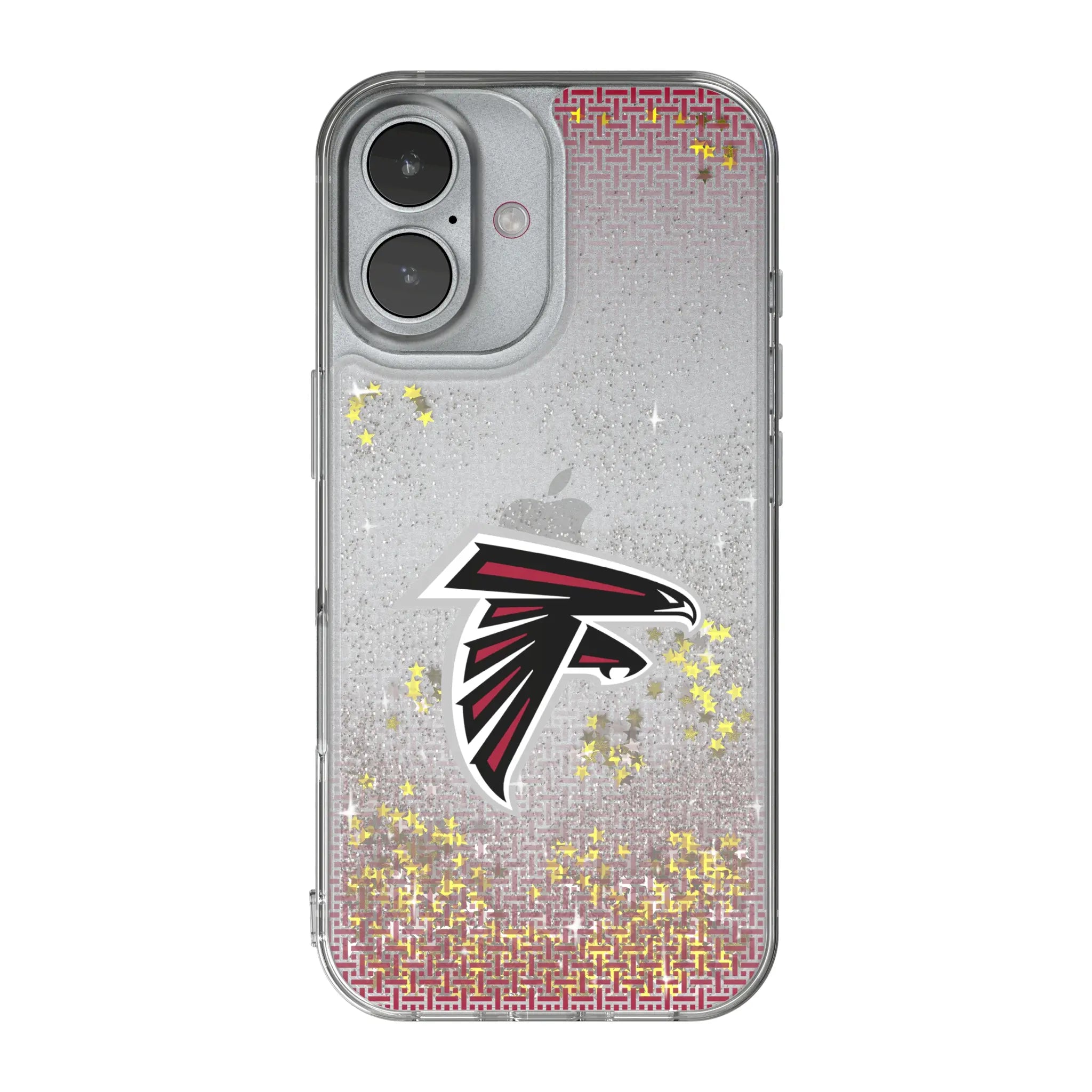 Atlanta Falcons Linen iPhone Glitter Phone Case for Apple iPhone