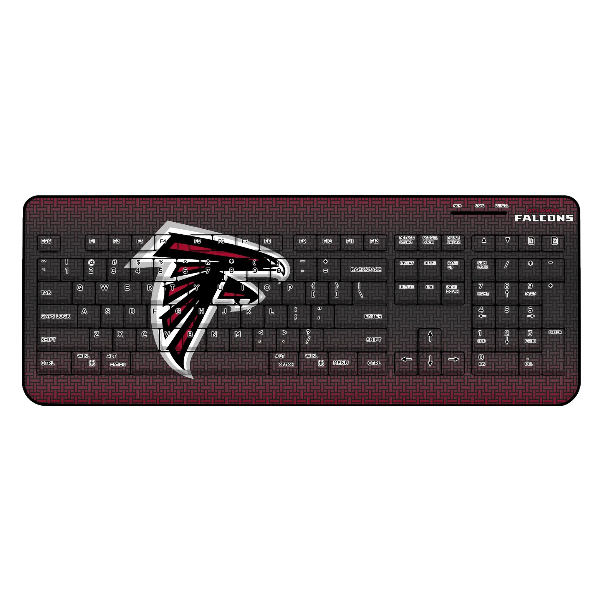 Atlanta Falcons Linen Wireless USB Keyboard