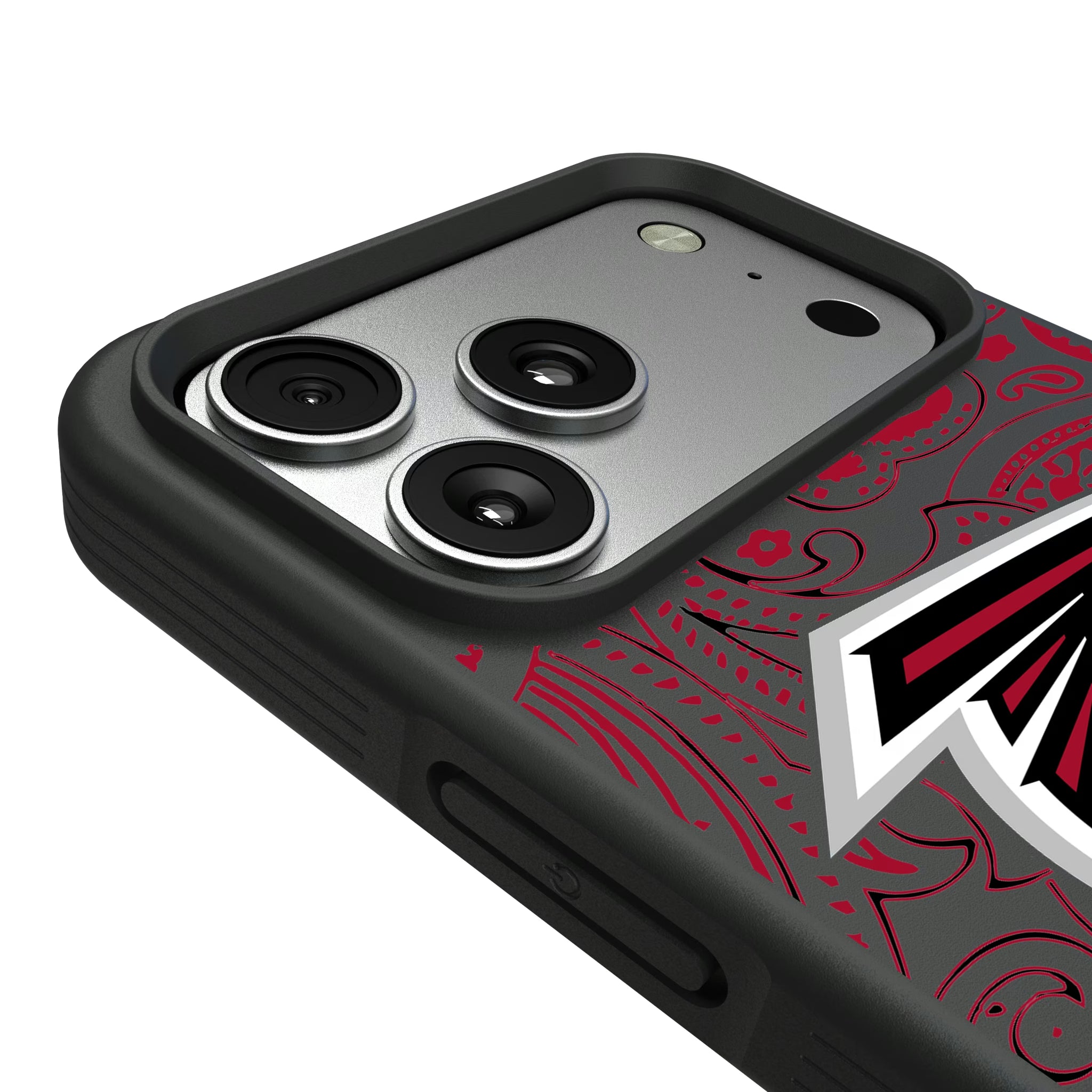 Atlanta Falcons Paisley iPhone Bump Phone Case for Apple iPhone - Detail#Device_iPhone 17 Pro Max