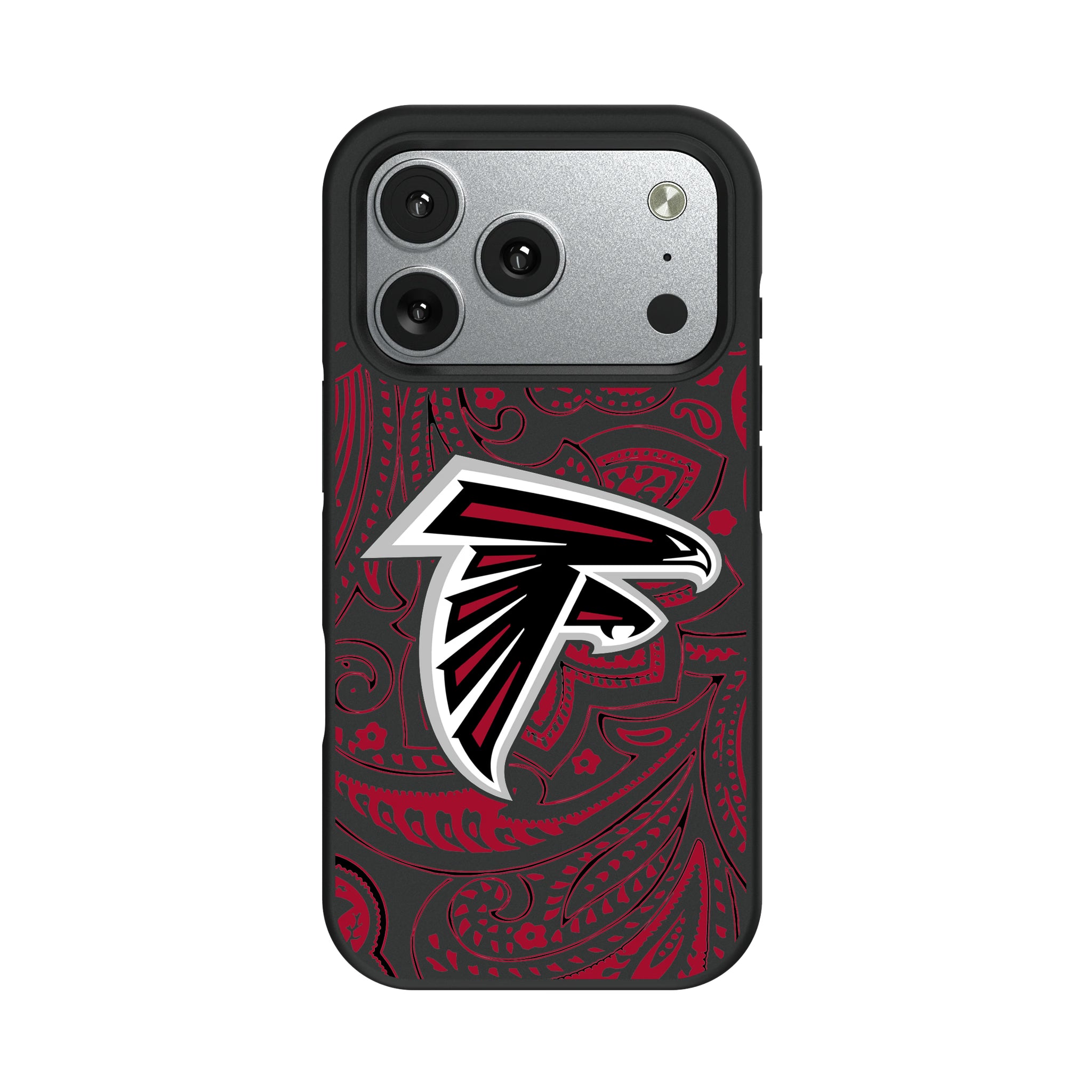 Atlanta Falcons Paisley iPhone Bump Phone Case for Apple iPhone#Device_iPhone 17 Pro