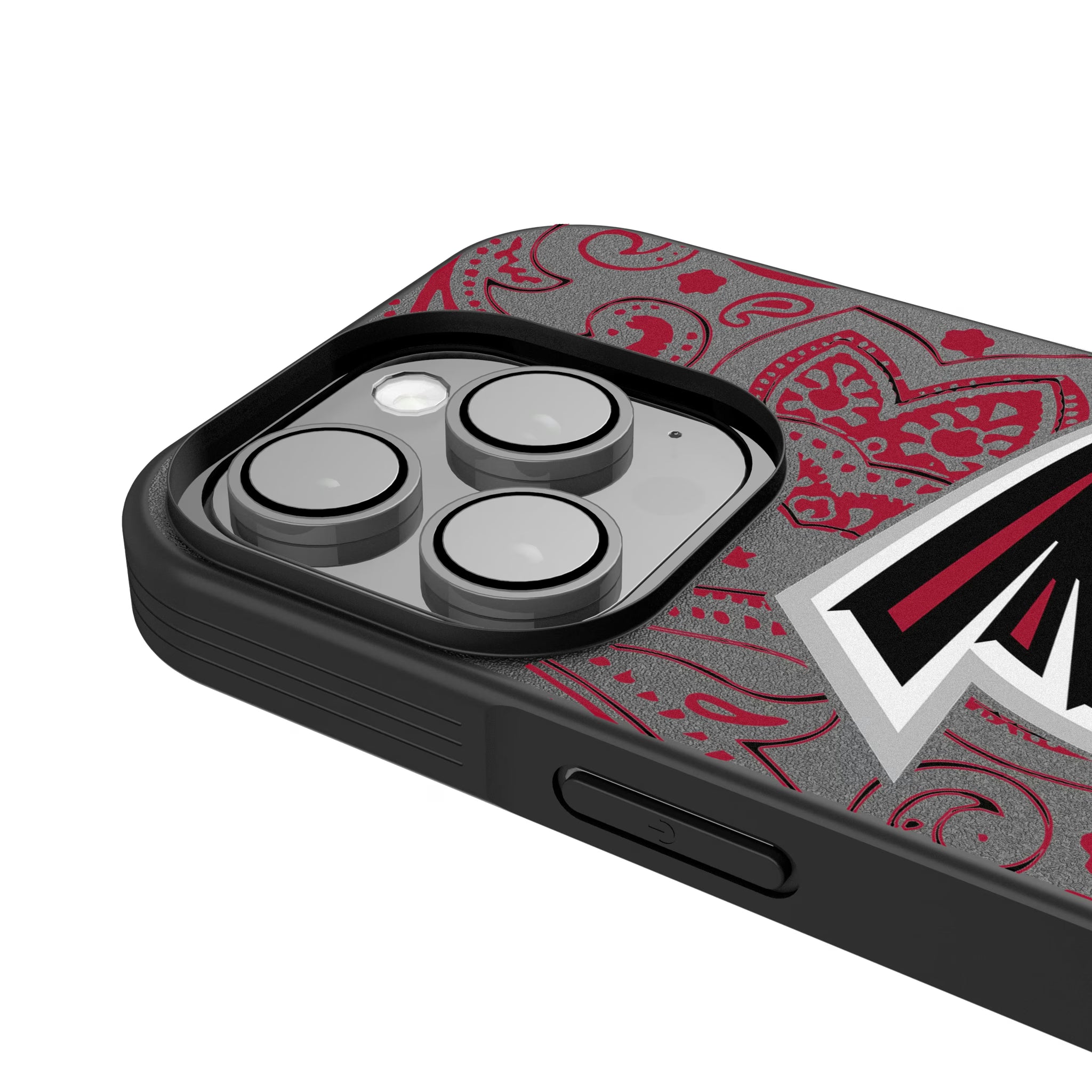 Atlanta Falcons Paisley iPhone Bump Phone Case for Apple iPhone - Detail