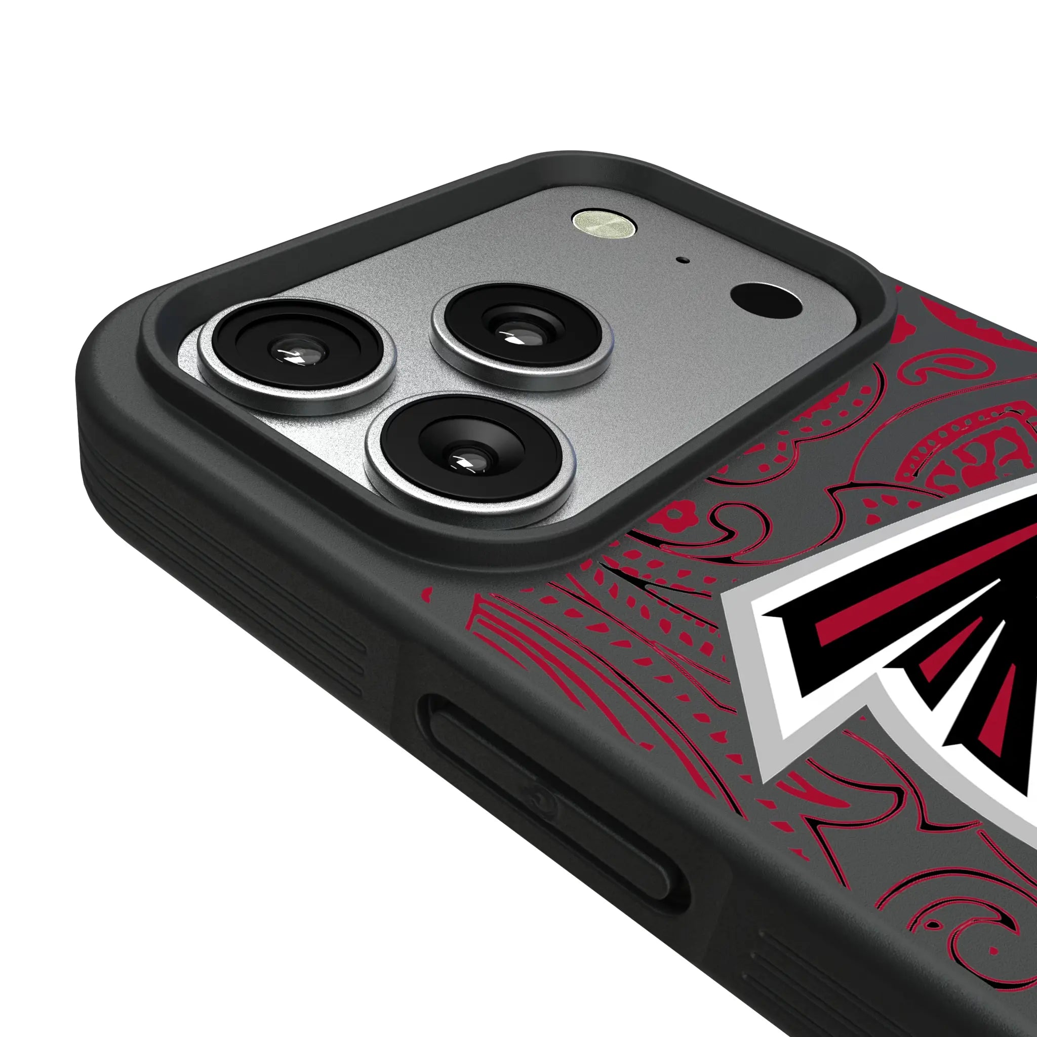 Atlanta Falcons Paisley iPhone Bump Phone Case for Apple iPhone - Detail#Device_iPhone 17 Pro