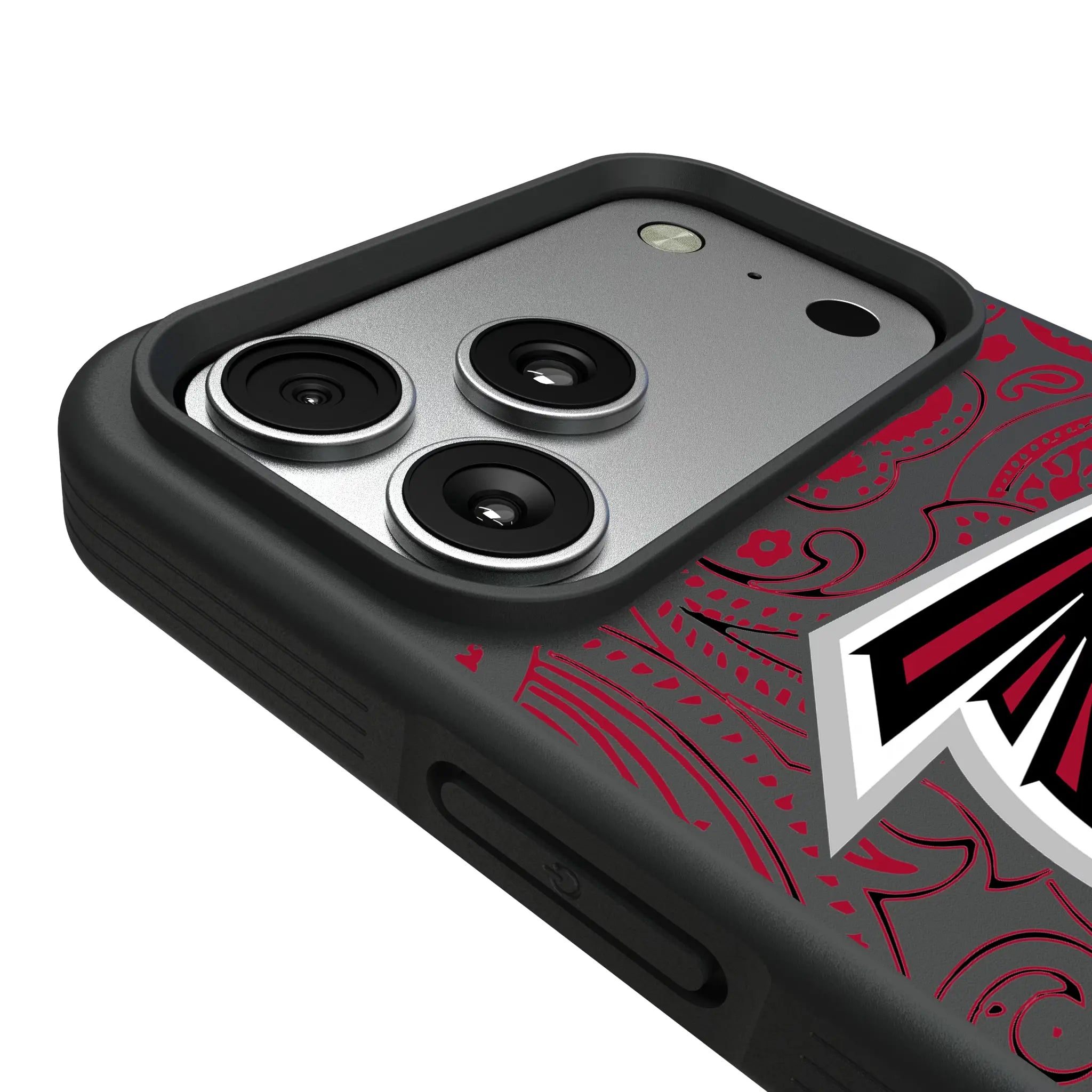 Atlanta Falcons Paisley iPhone Bump Phone Case for Apple iPhone - Detail#Device_iPhone 17 Pro Max
