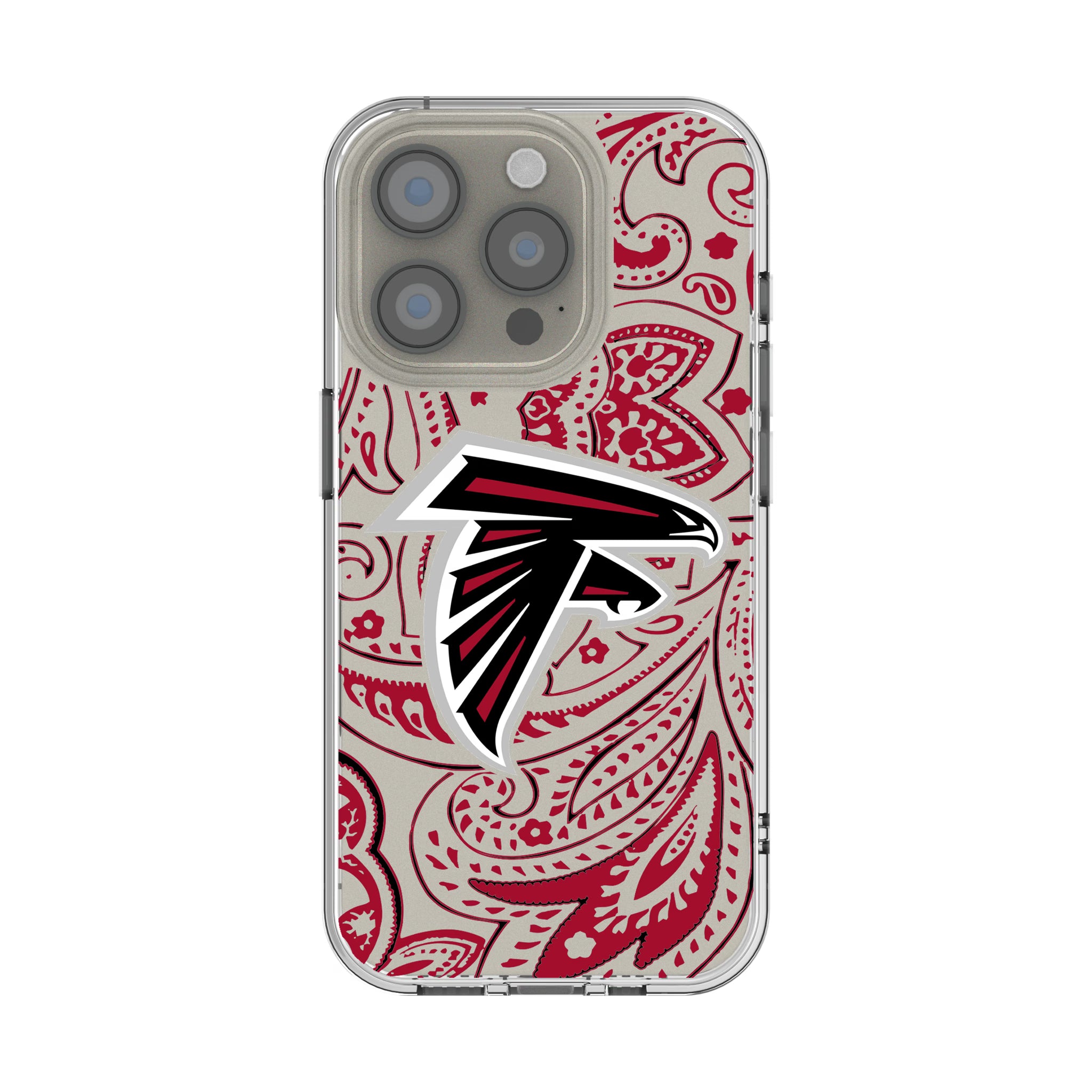 Atlanta Falcons Paisley iPhone Clear Phone Case for Apple iPhone