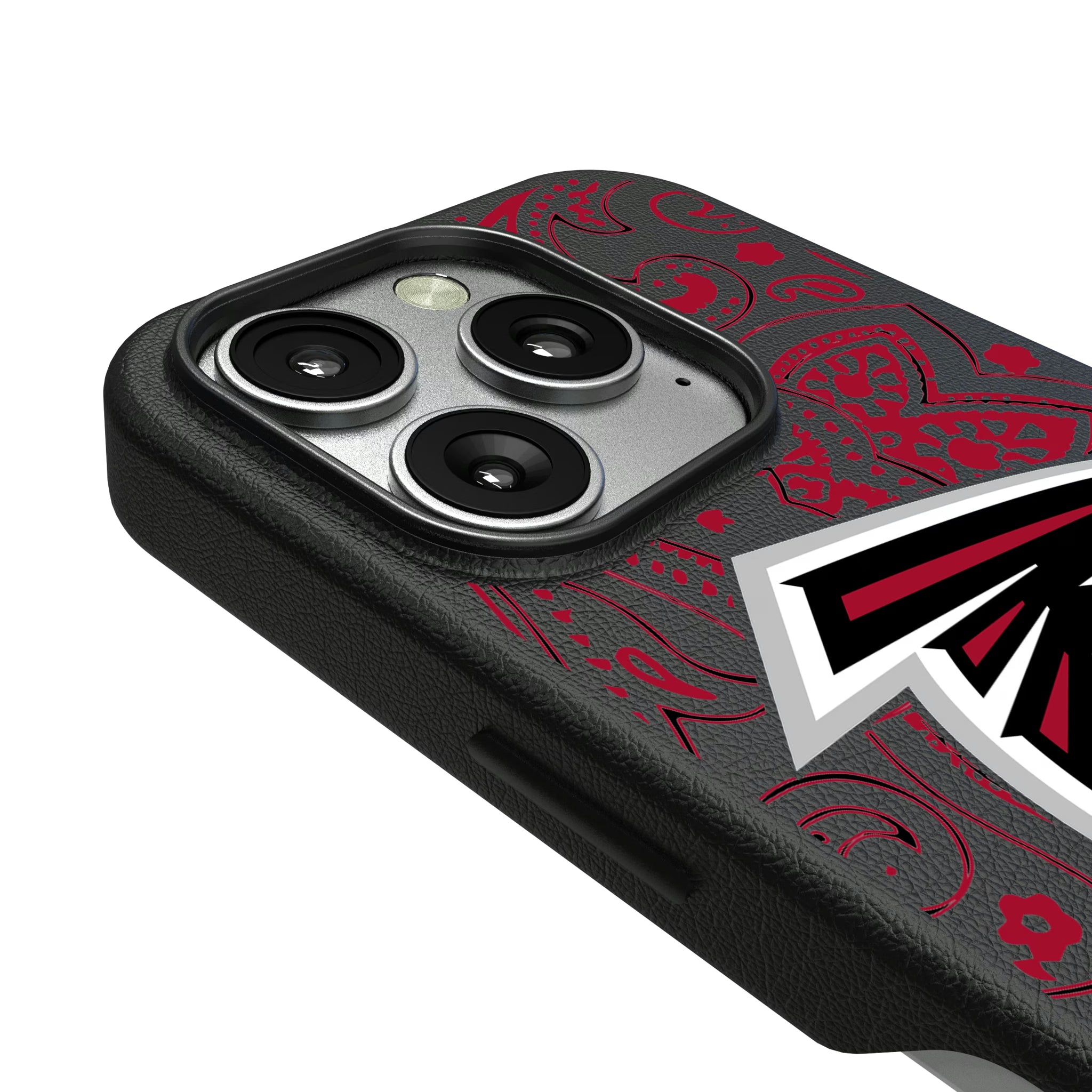 Atlanta Falcons Paisley iPhone MagSafe Compatible Phone Case for Apple iPhone - Detail