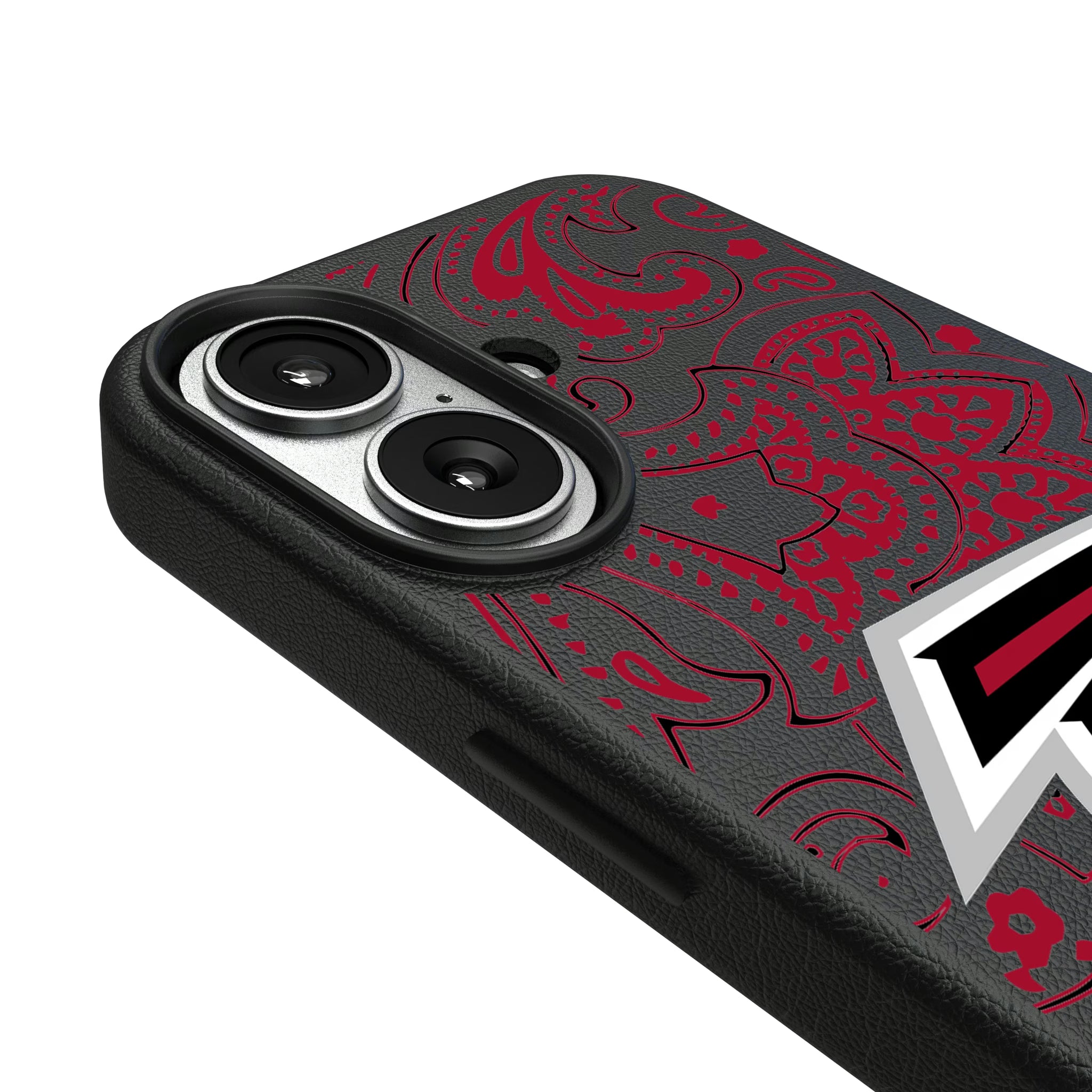 Atlanta Falcons Paisley iPhone MagSafe Compatible Phone Case for Apple iPhone - Detail#Device_iPhone 17
