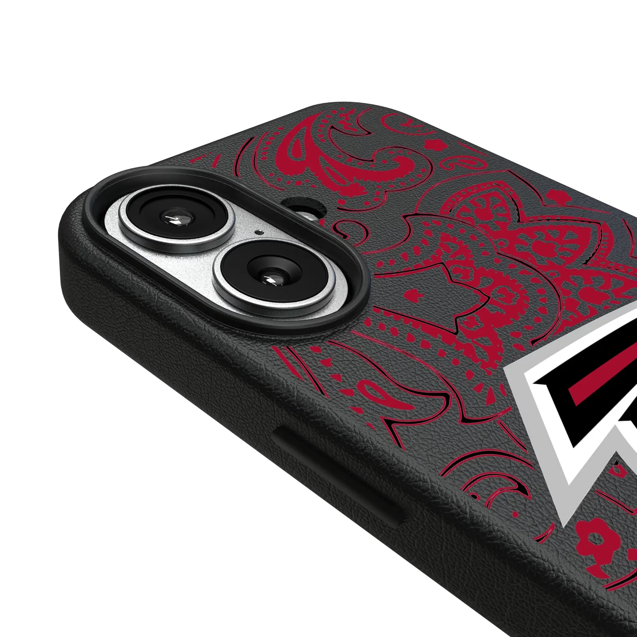 Atlanta Falcons Paisley iPhone MagSafe Compatible Phone Case for Apple iPhone - Detail#Device_iPhone 17