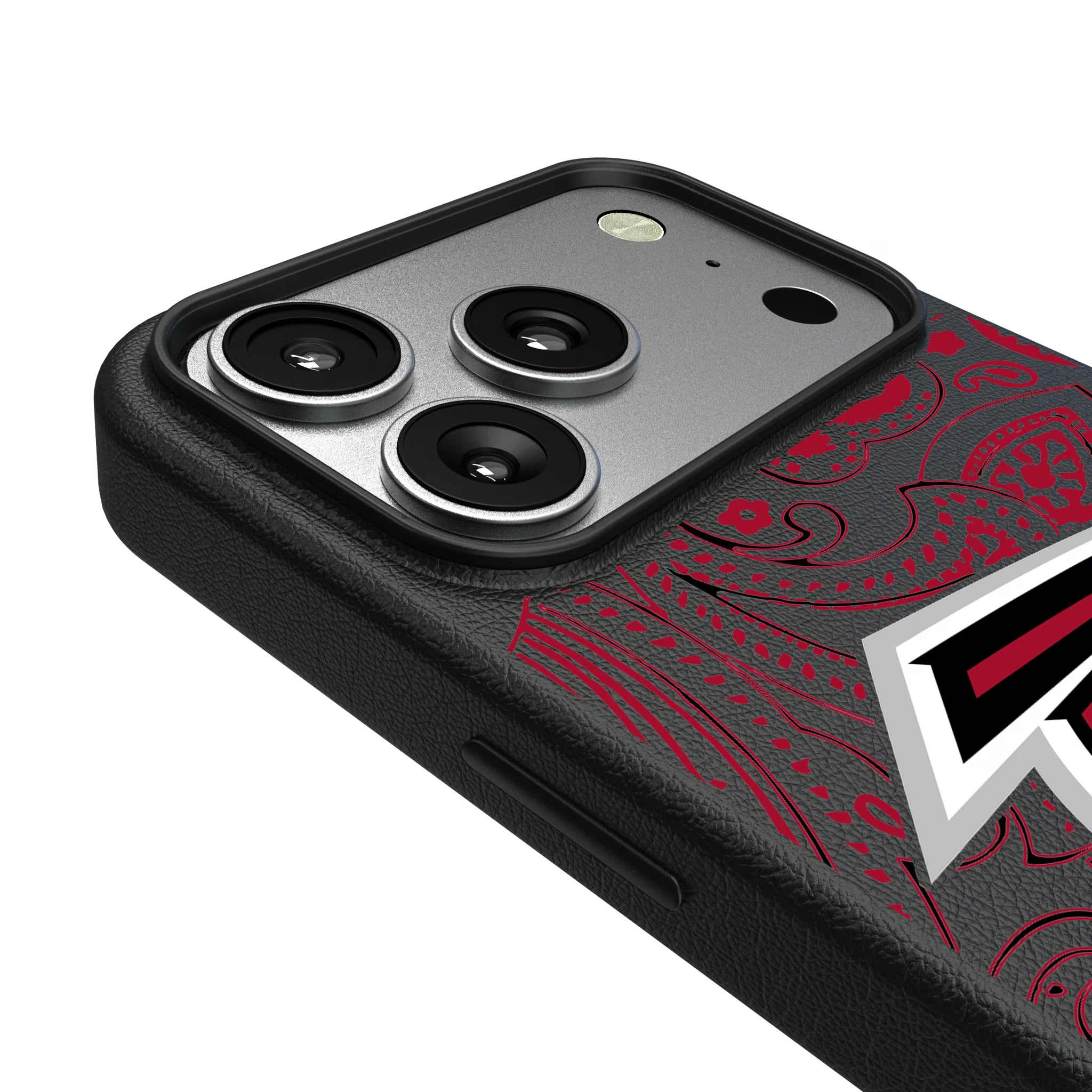 Atlanta Falcons Paisley iPhone MagSafe Compatible Phone Case for Apple iPhone - Detail#Device_iPhone 17 Pro