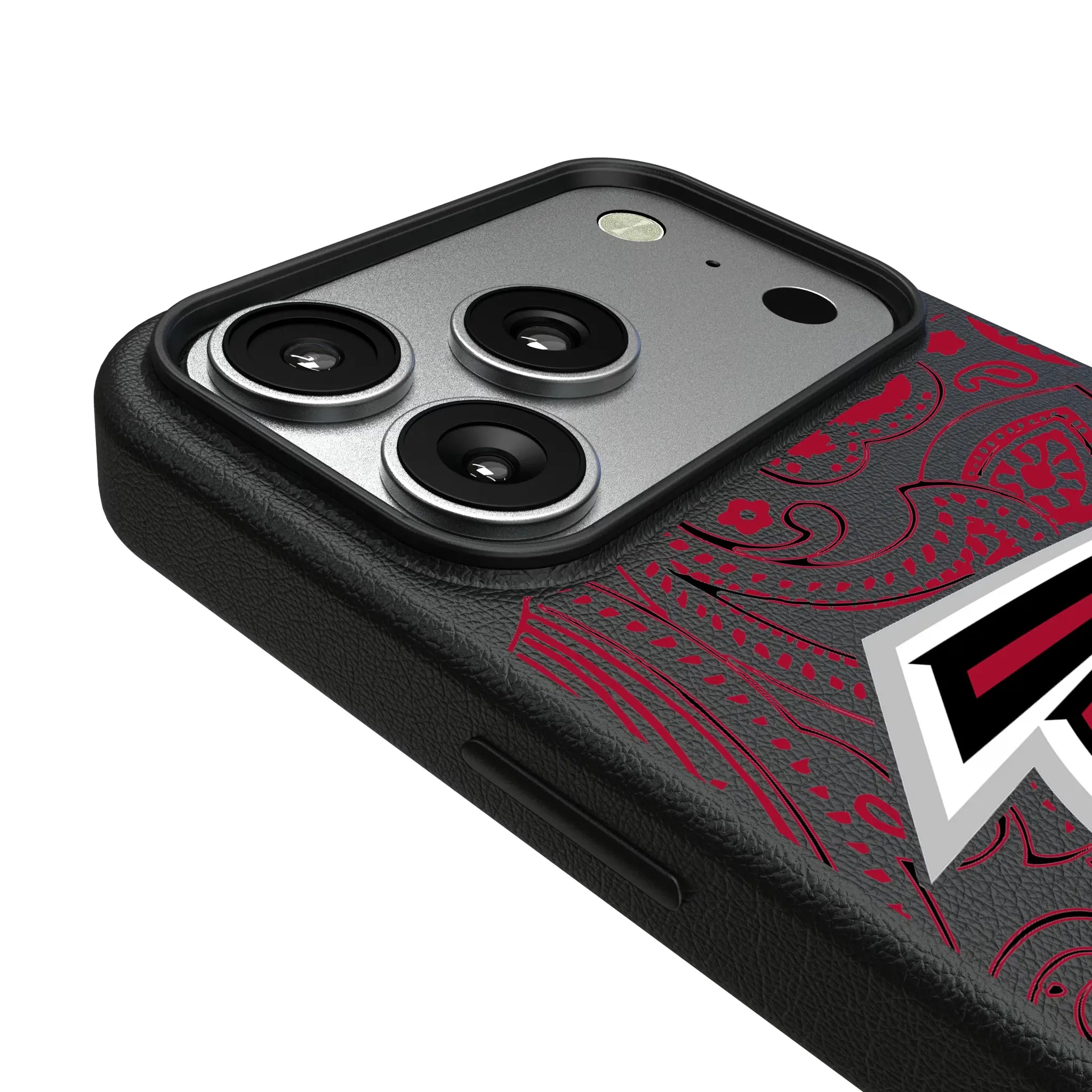Atlanta Falcons Paisley iPhone MagSafe Compatible Phone Case for Apple iPhone - Detail#Device_iPhone 17 Pro