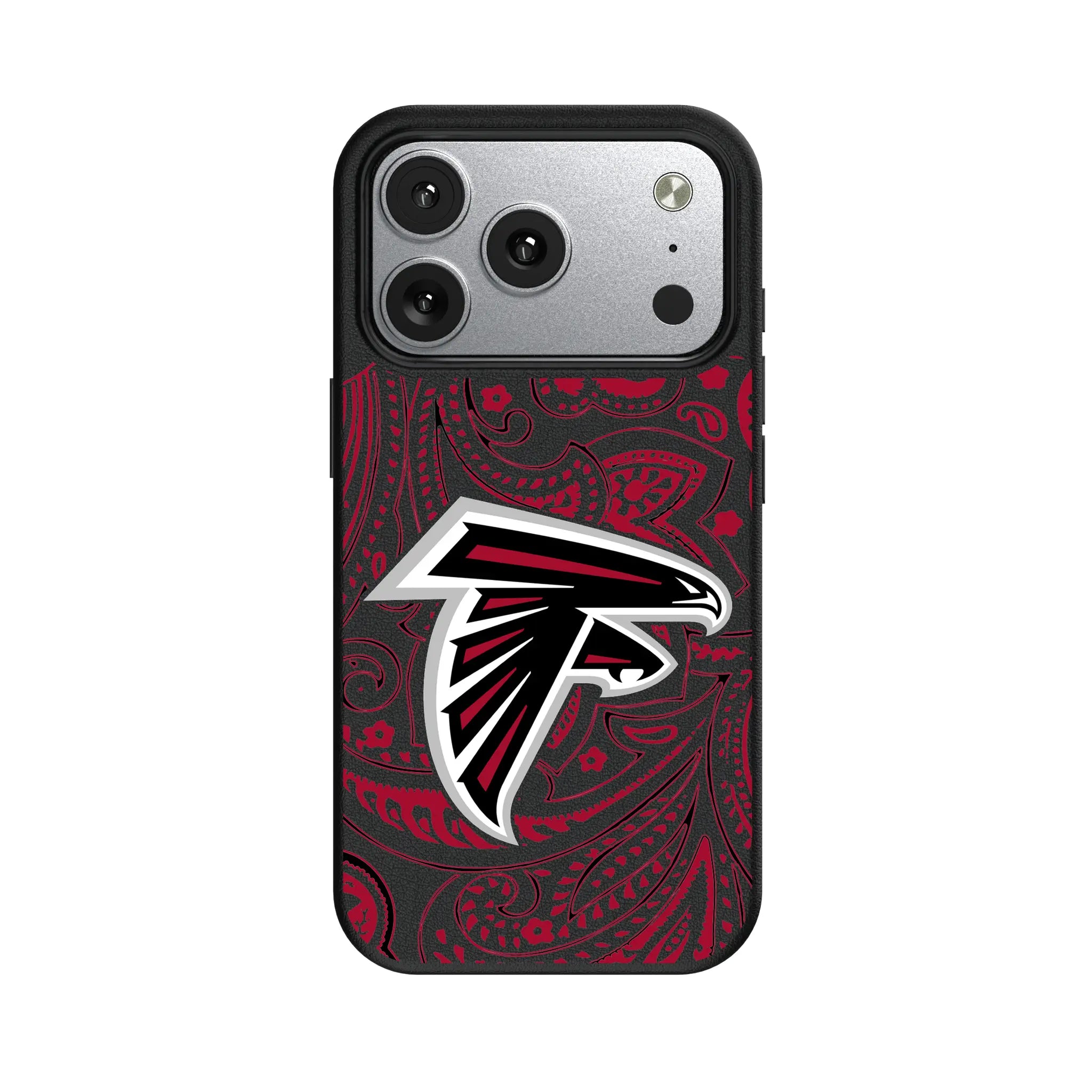 Atlanta Falcons Paisley iPhone MagSafe Compatible Phone Case for Apple iPhone#Device_iPhone 17 Pro