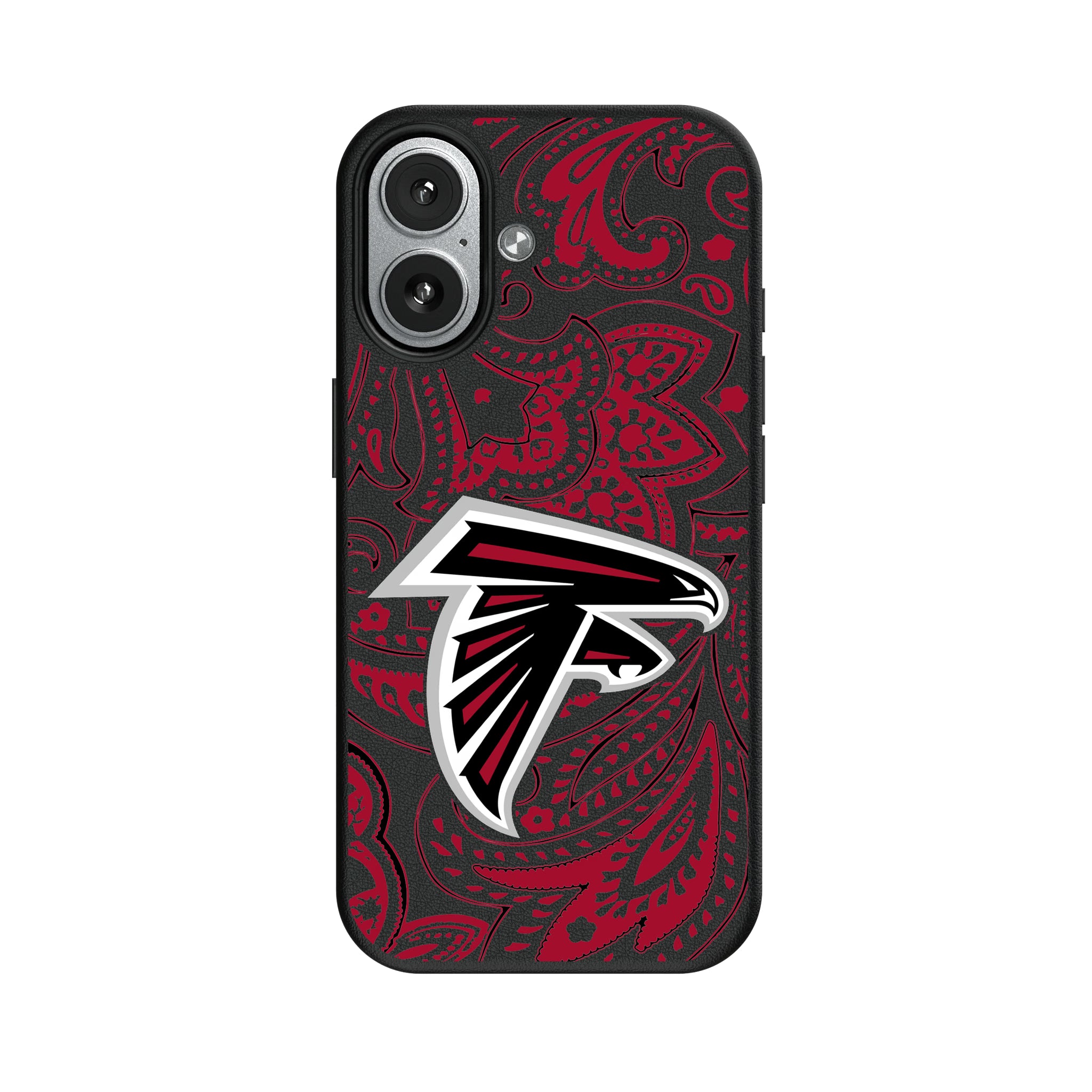 Atlanta Falcons Paisley iPhone MagSafe Compatible Phone Case for Apple iPhone#Device_iPhone 17