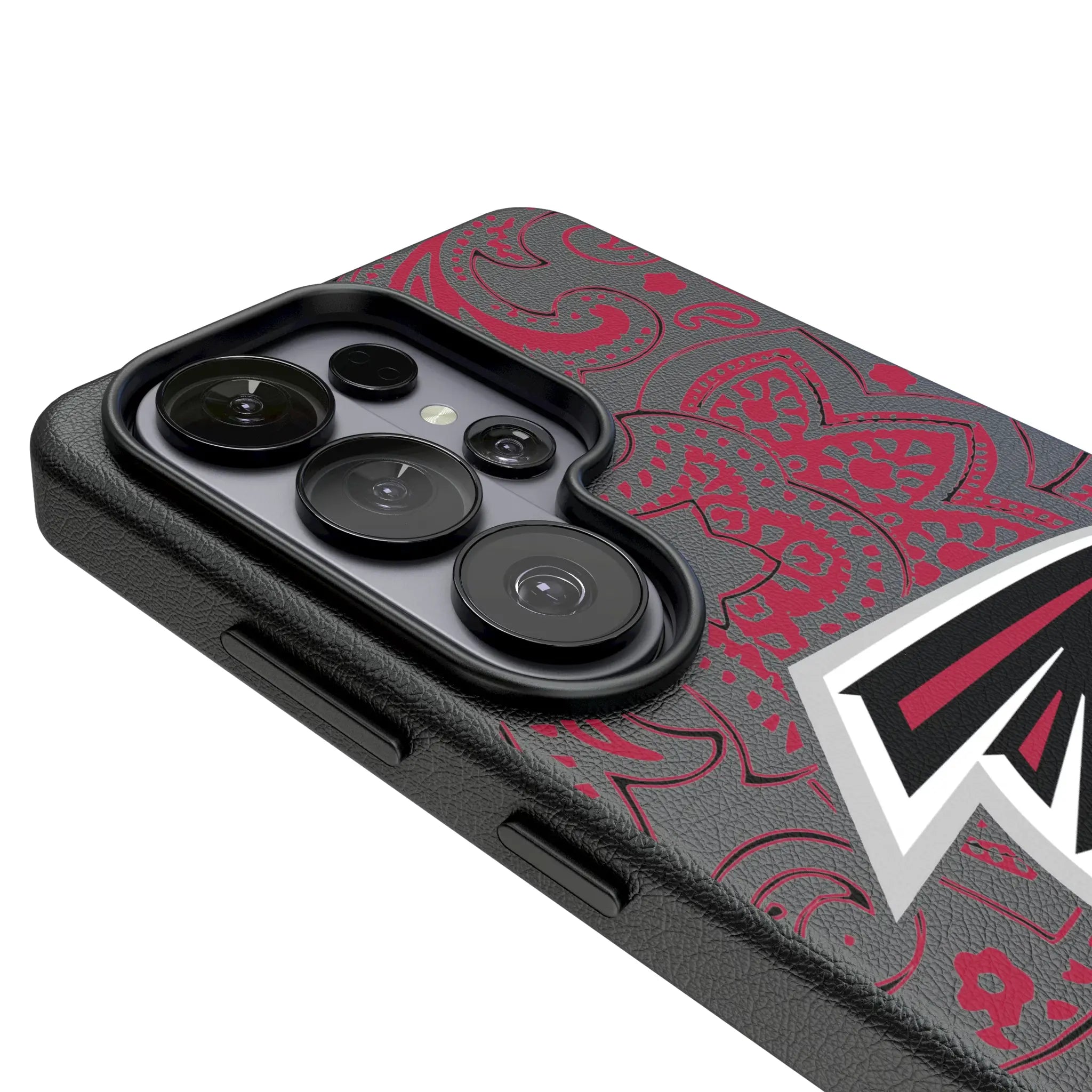 Atlanta Falcons Paisley Galaxy MagSafe Compatible Phone Case for Samsung Galaxy - Detail#Device_Galaxy S26 Ultra