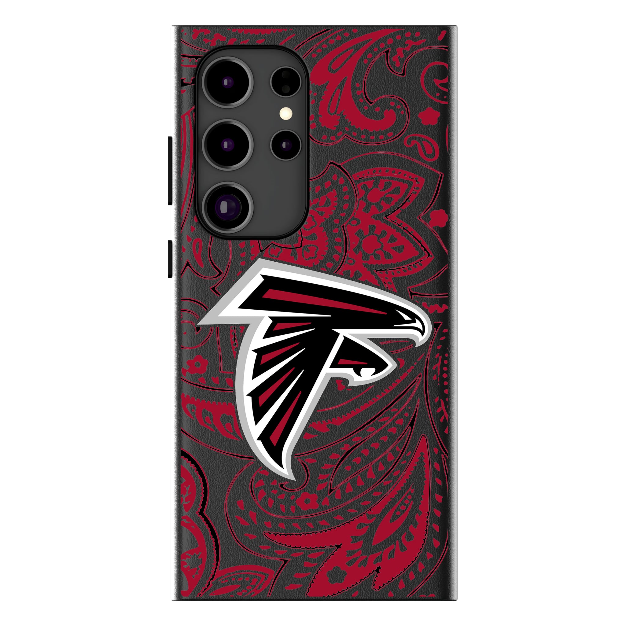 Atlanta Falcons Paisley Galaxy MagSafe Compatible Phone Case for Samsung Galaxy