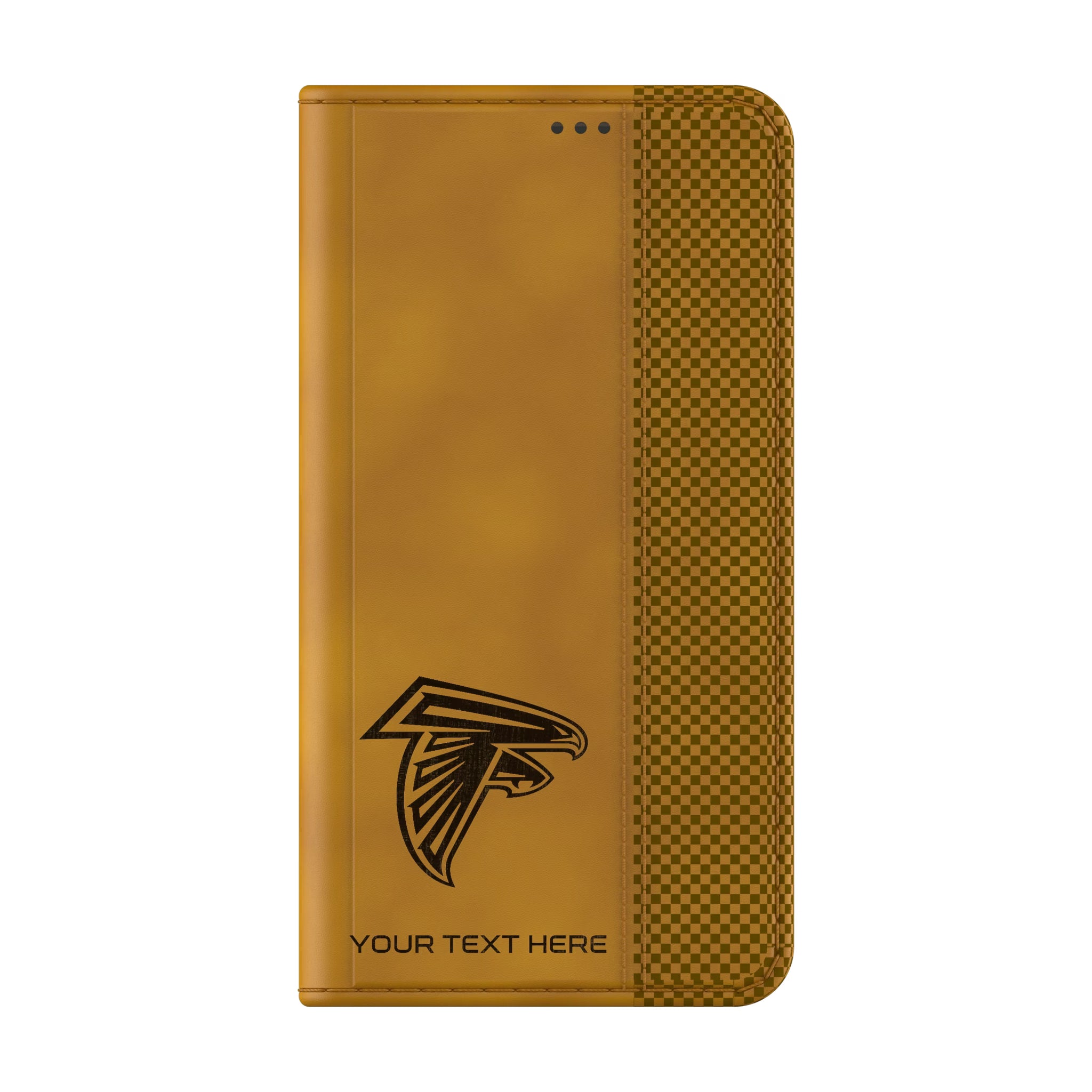 Atlanta Falcons Personalized Burn Galaxy Folio Phone Case for Samsung Galaxy
