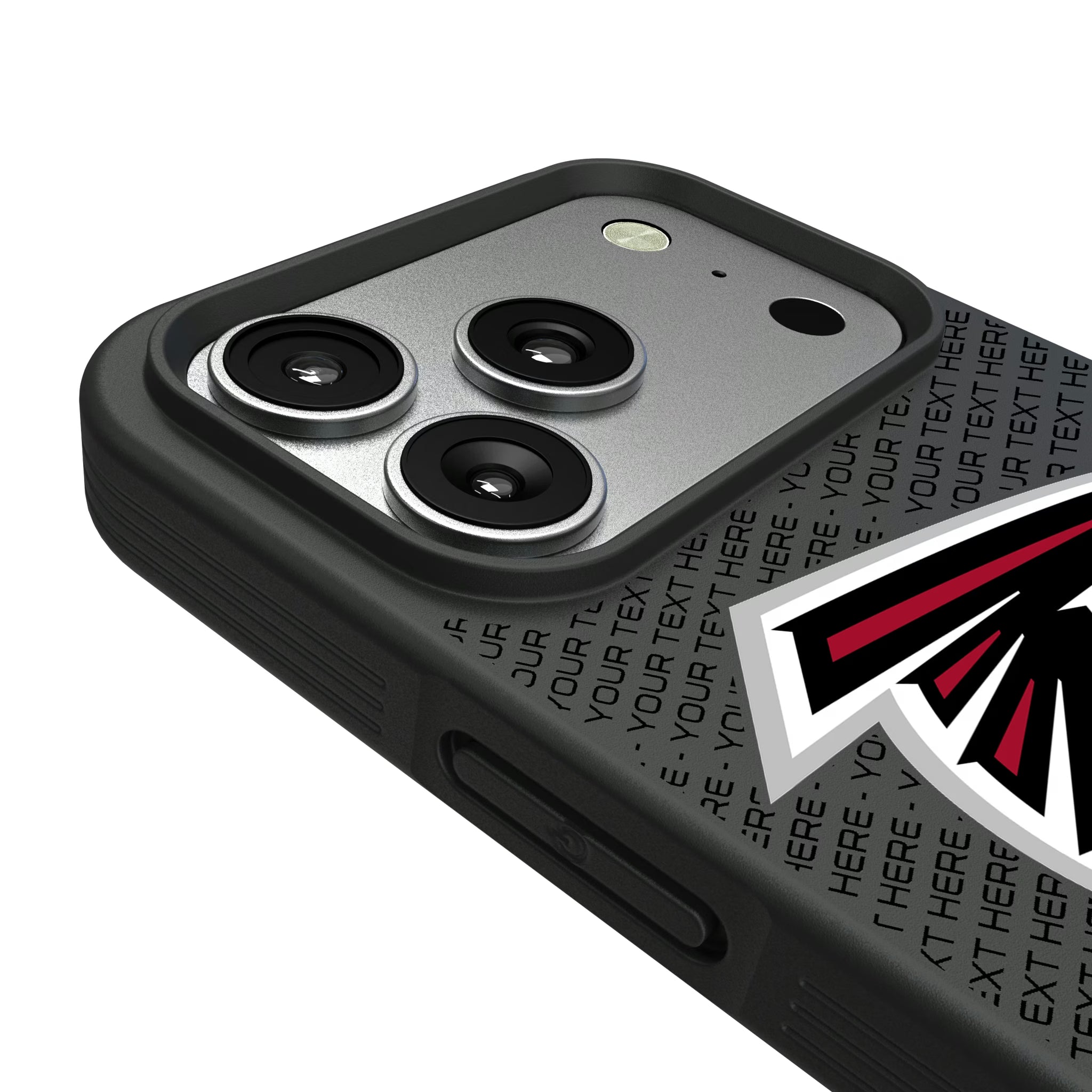 Atlanta Falcons Personalized EndZone Plus iPhone Bump Phone Case for Apple iPhone - Detail#Device_iPhone 17 Pro