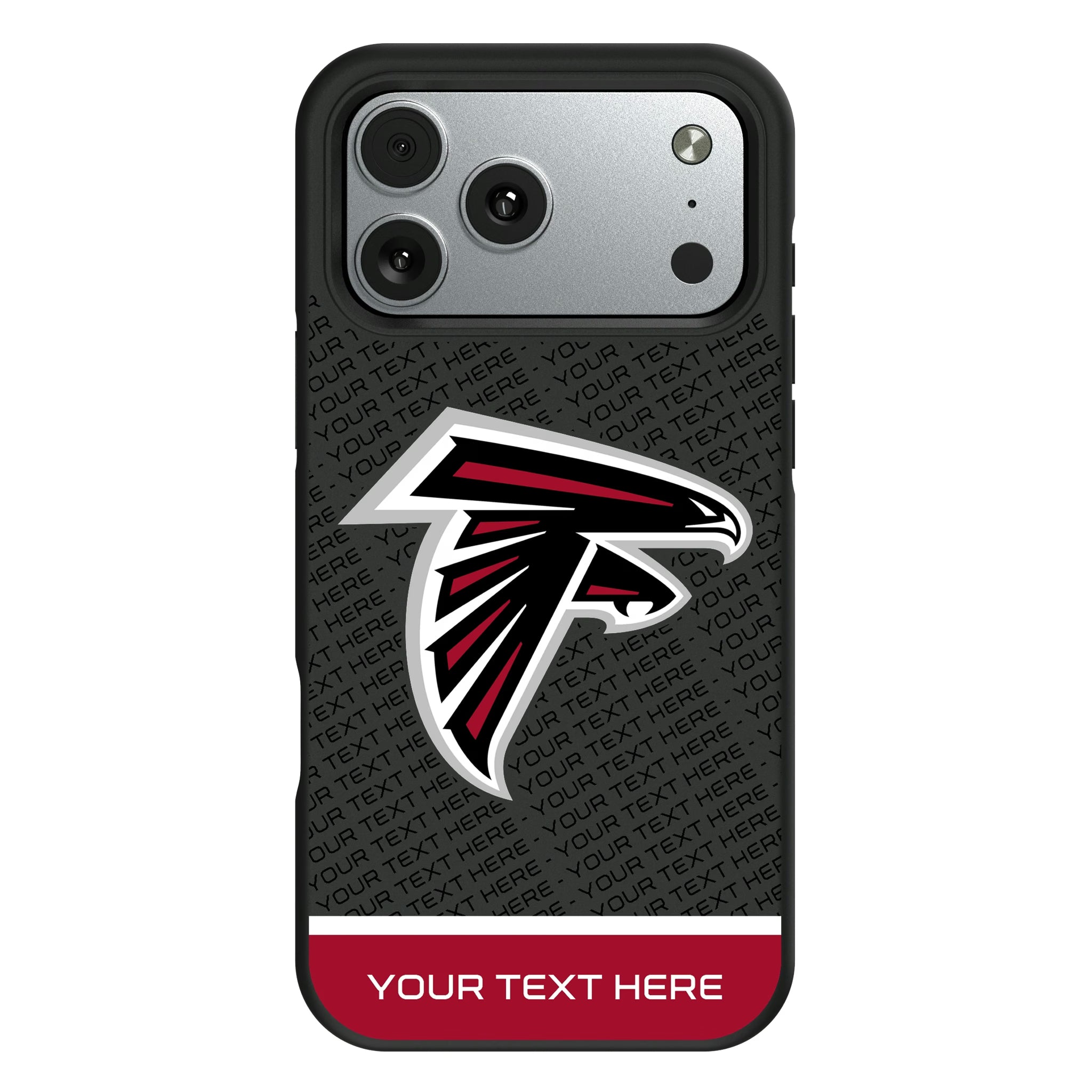 Atlanta Falcons Personalized EndZone Plus iPhone Bump Phone Case for Apple iPhone#Device_iPhone 17 Pro Max