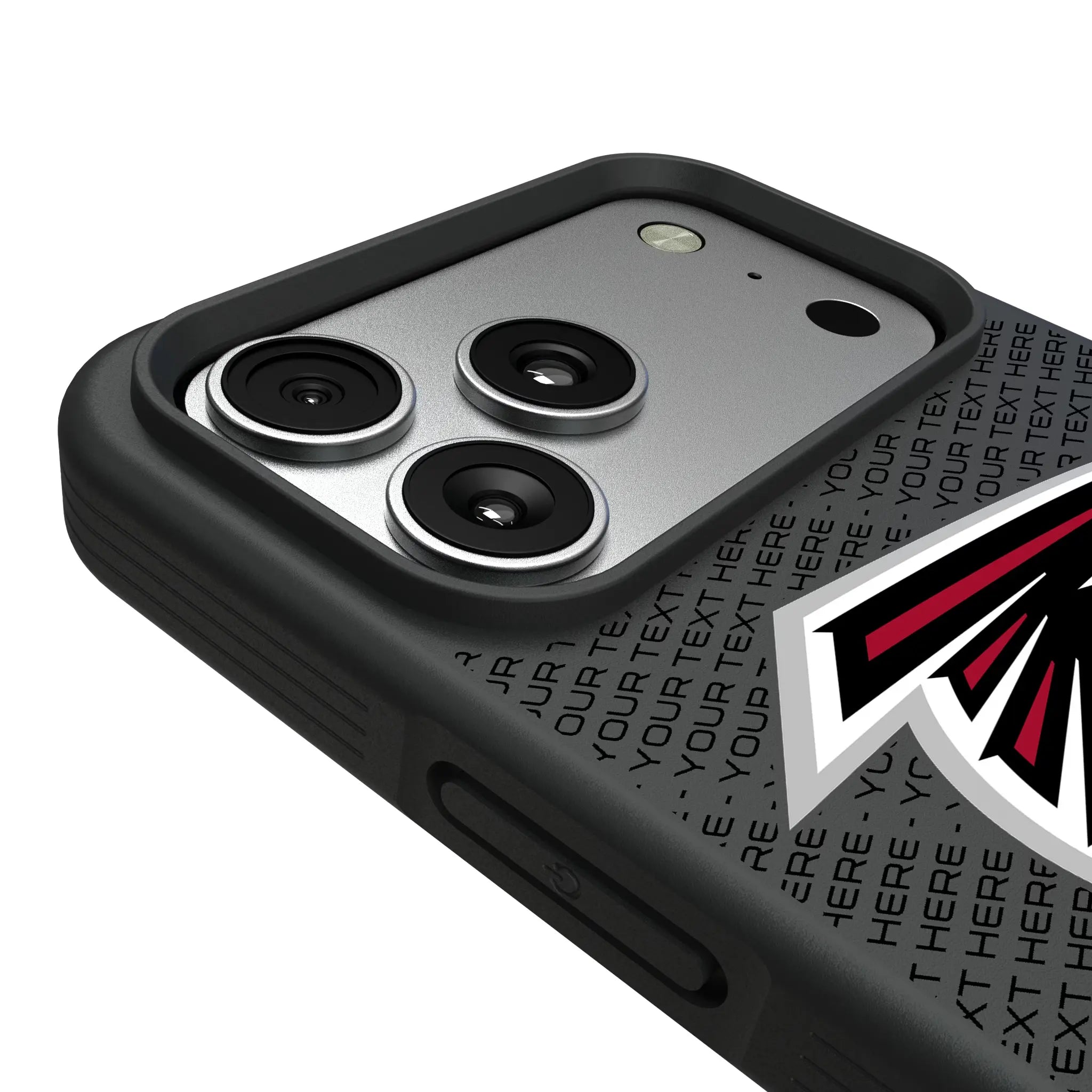 Atlanta Falcons Personalized EndZone Plus iPhone Bump Phone Case for Apple iPhone - Detail#Device_iPhone 17 Pro Max