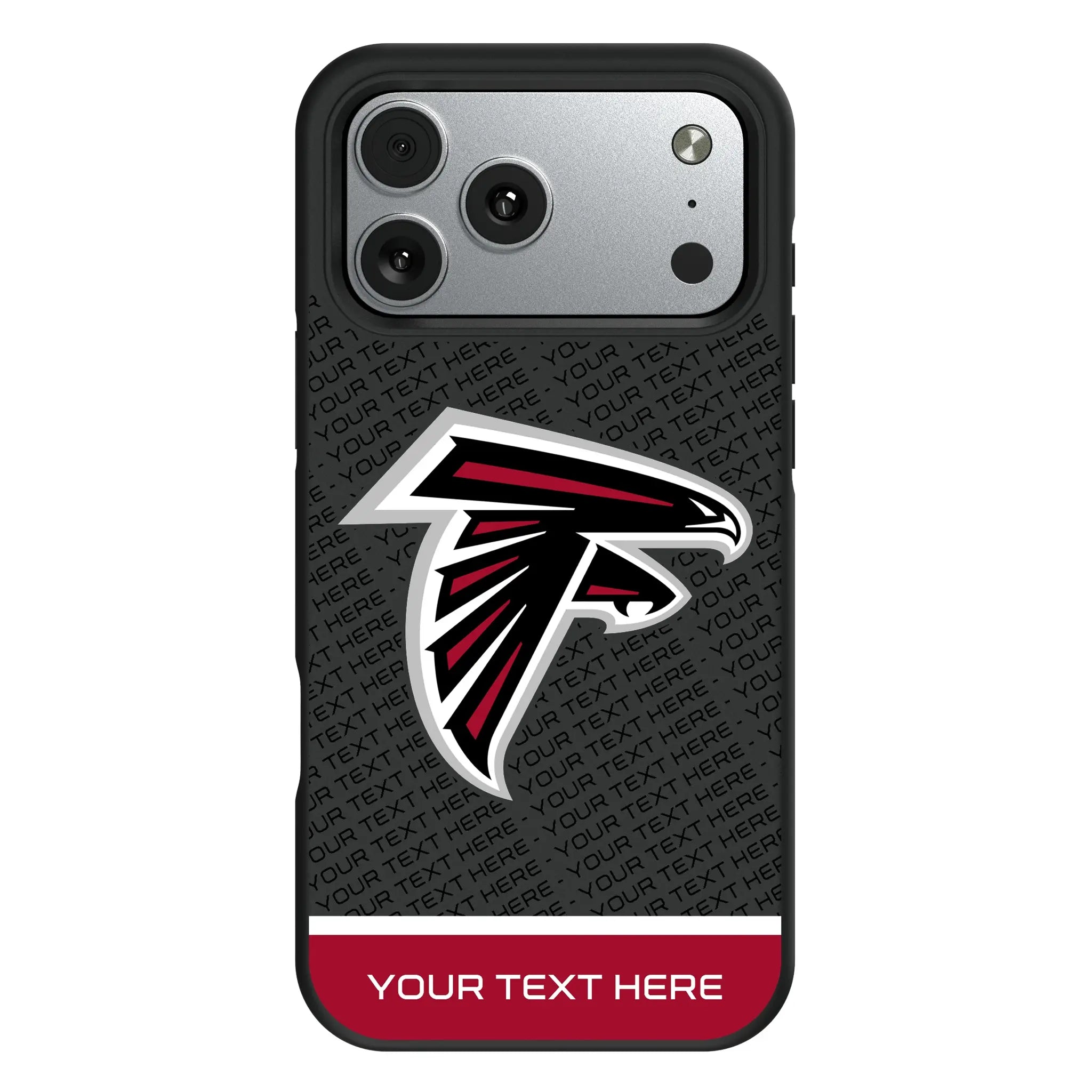 Atlanta Falcons Personalized EndZone Plus iPhone Bump Phone Case for Apple iPhone#Device_iPhone 17 Pro Max