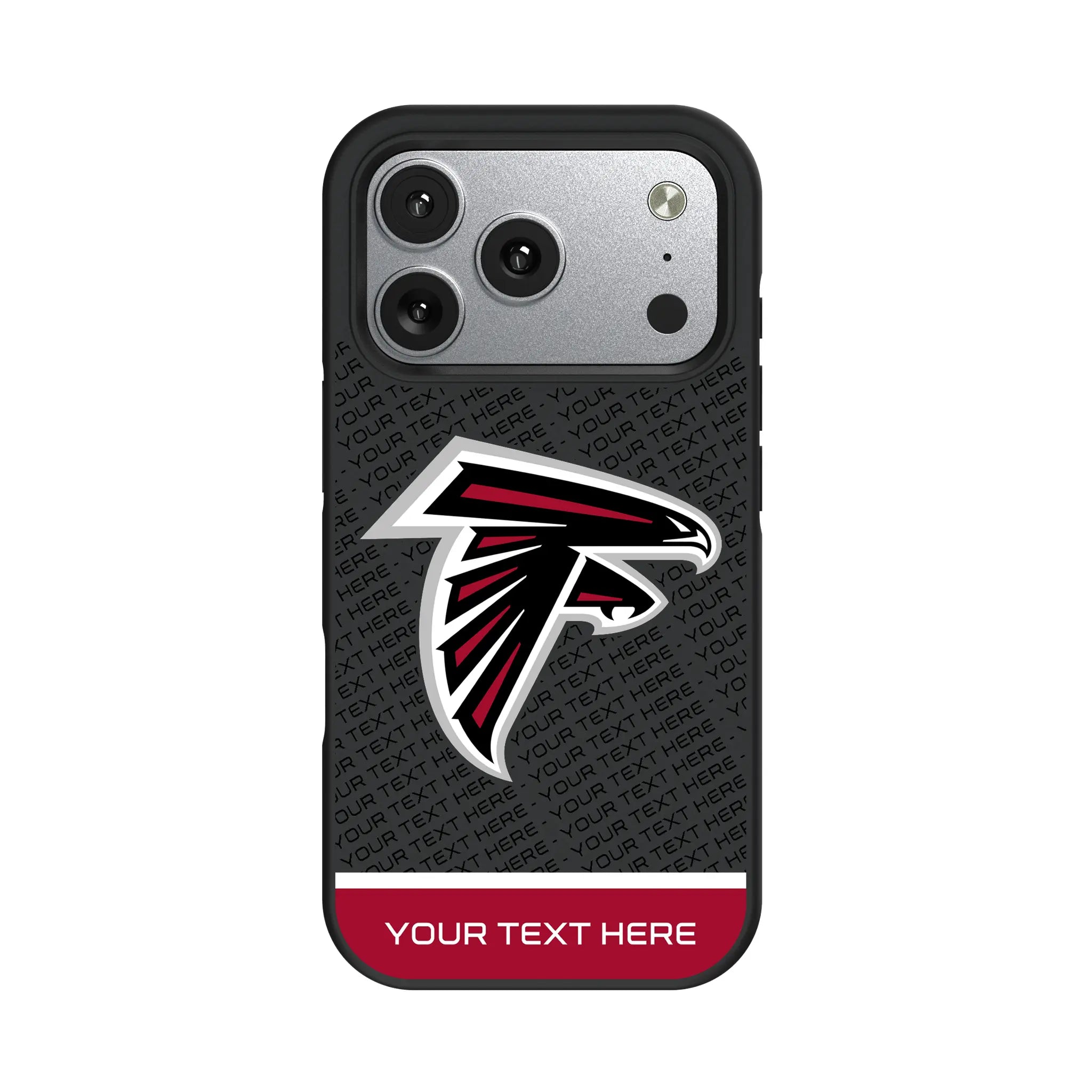 Atlanta Falcons Personalized EndZone Plus iPhone Bump Phone Case for Apple iPhone#Device_iPhone 17 Pro