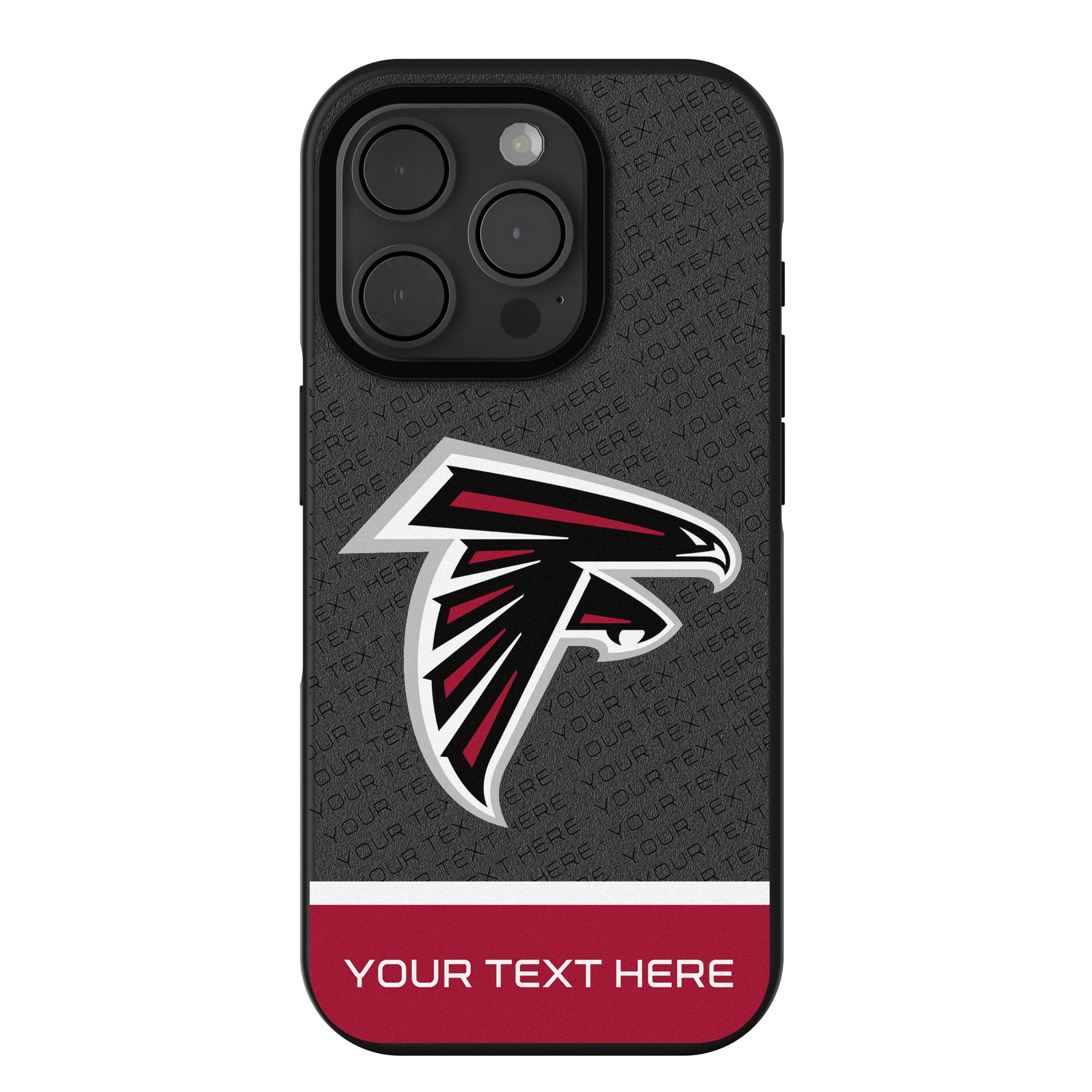 Atlanta Falcons Personalized EndZone Plus iPhone Bump Phone Case for Apple iPhone