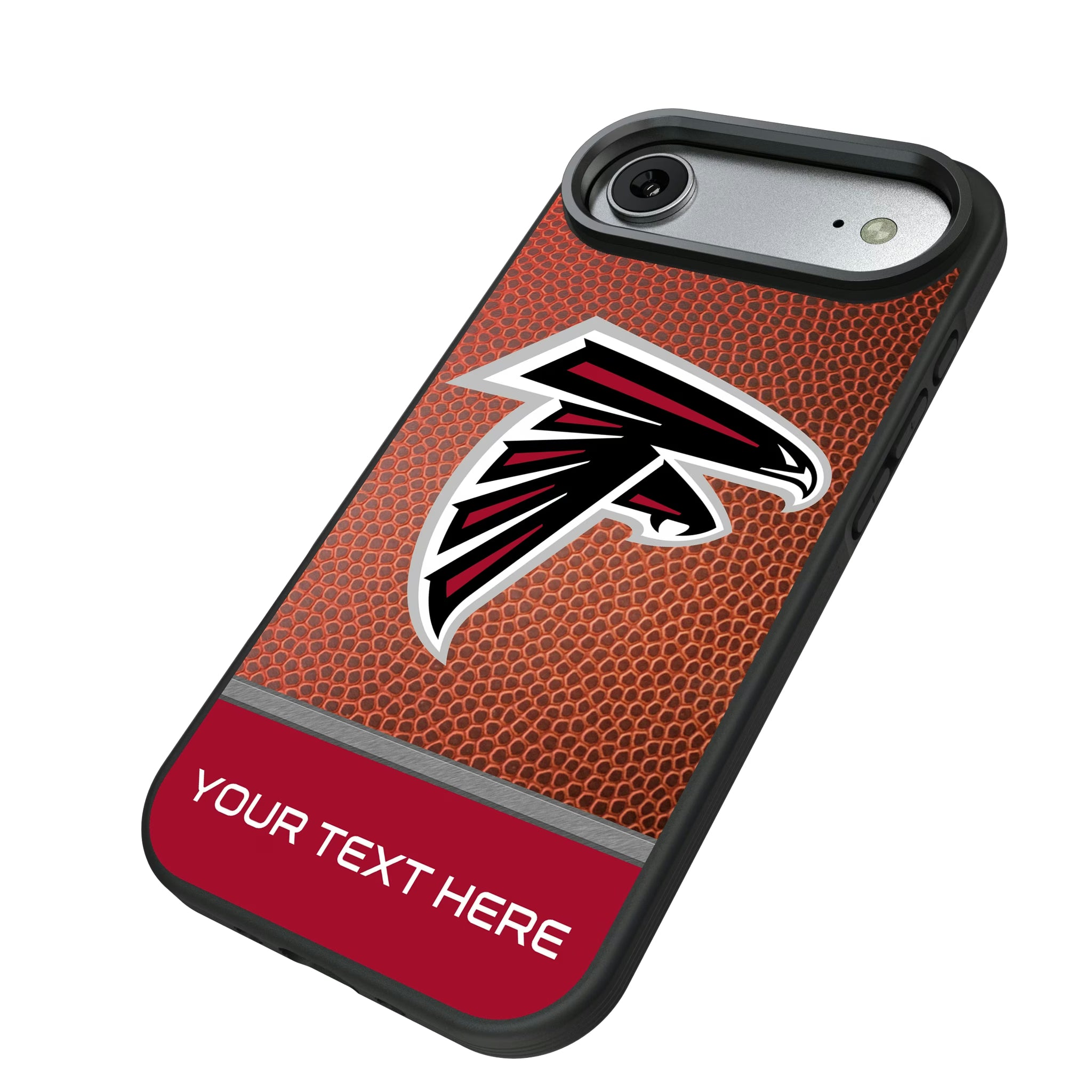 Atlanta Falcons Personalized Football iPhone Bump Phone Case for Apple iPhone - Isometric View#Device_iPhone Air