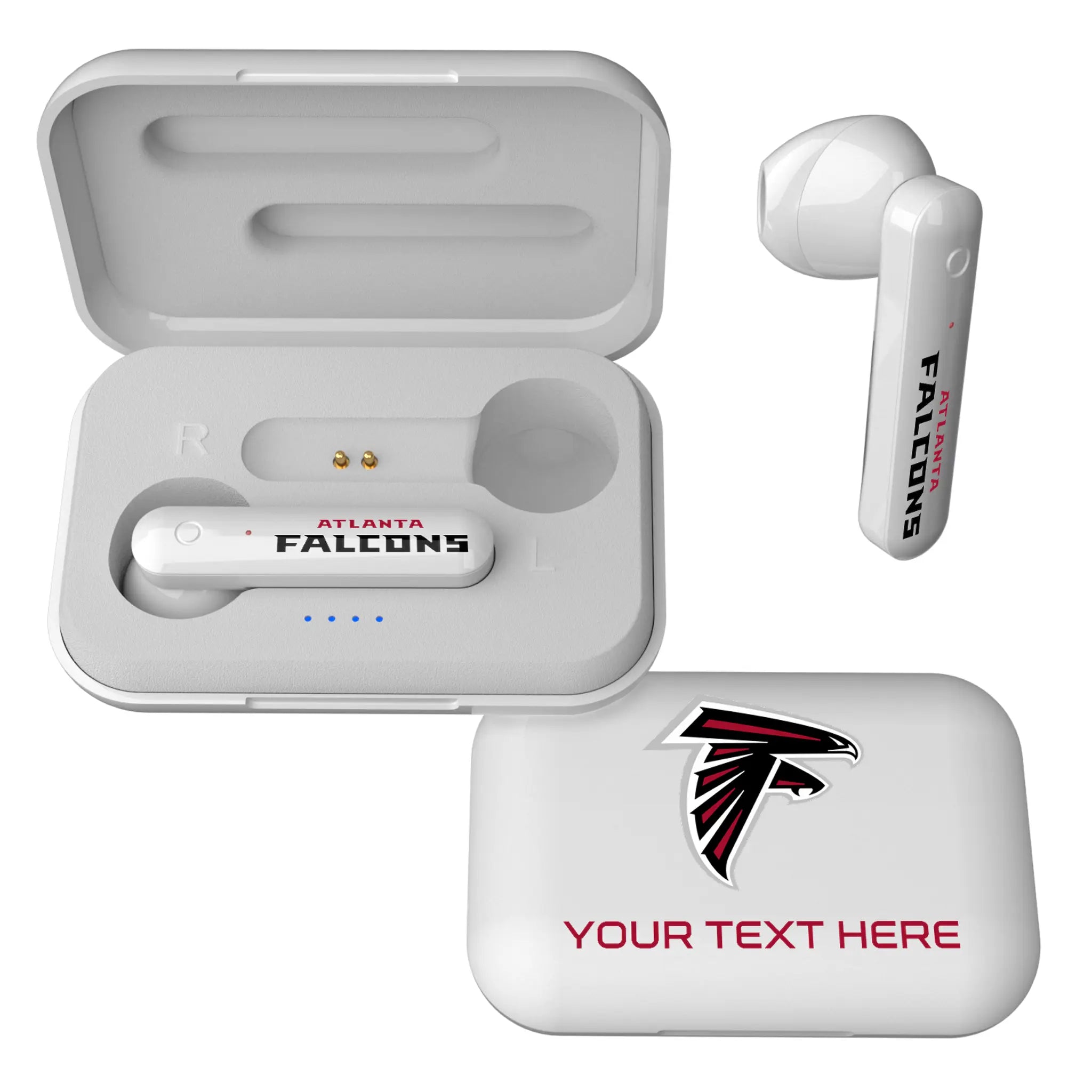 Atlanta Falcons Personalized Insignia Wireless TWS Earbuds