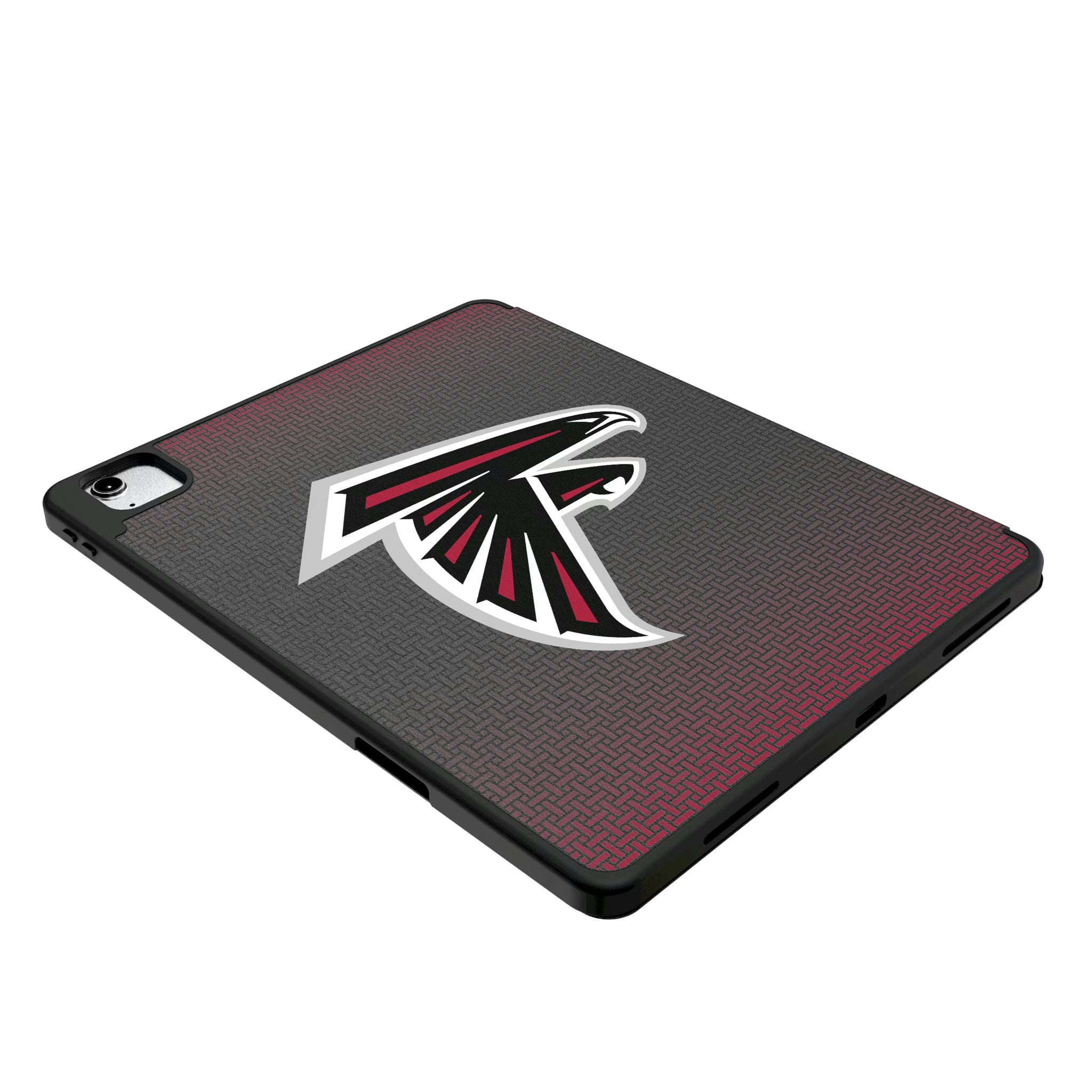 Atlanta Falcons Personalized Linen iPad Tablet Case for Apple iPad - Isometric View