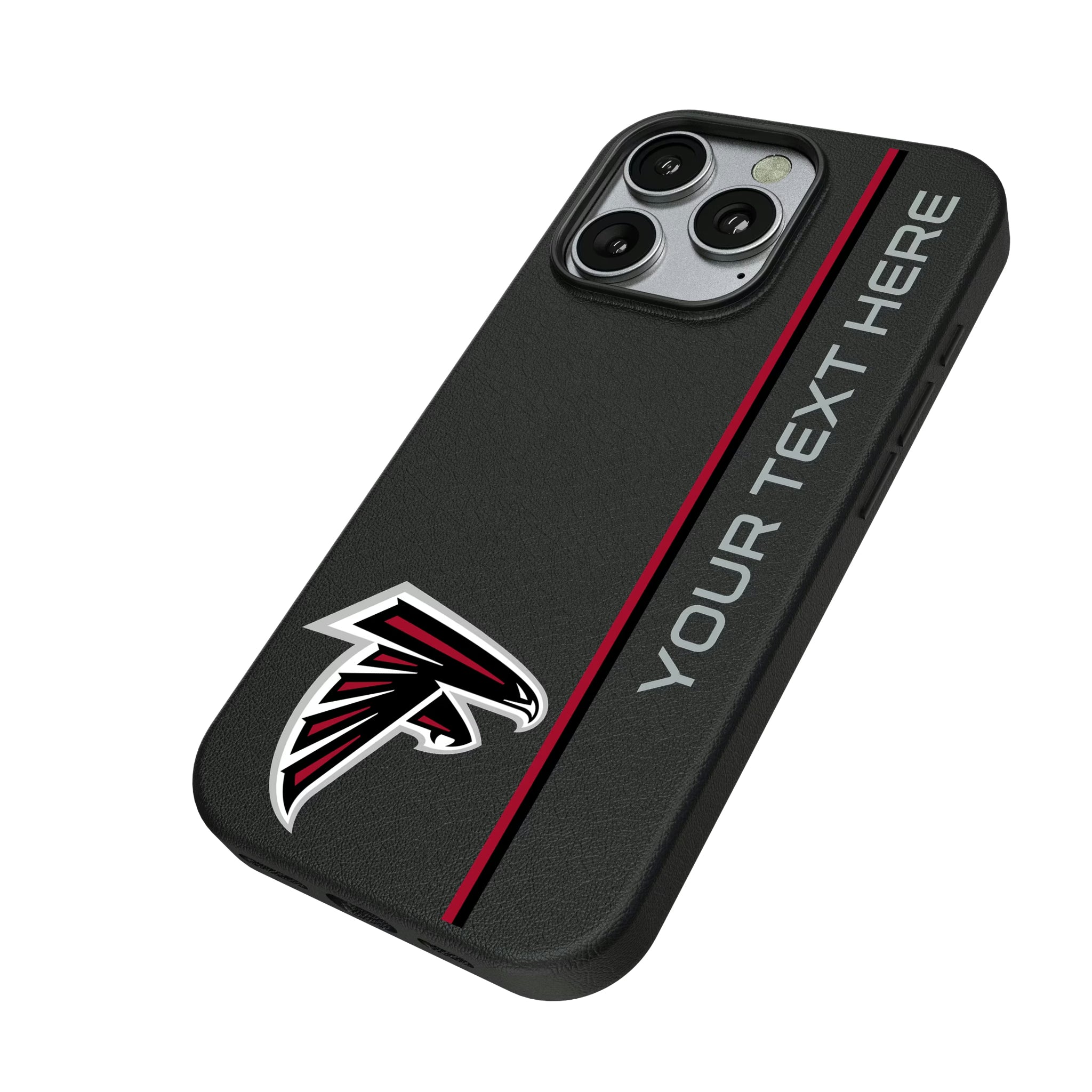 Atlanta Falcons Personalized Sidebard iPhone MagSafe Compatible Phone Case for Apple iPhone - Isometric View