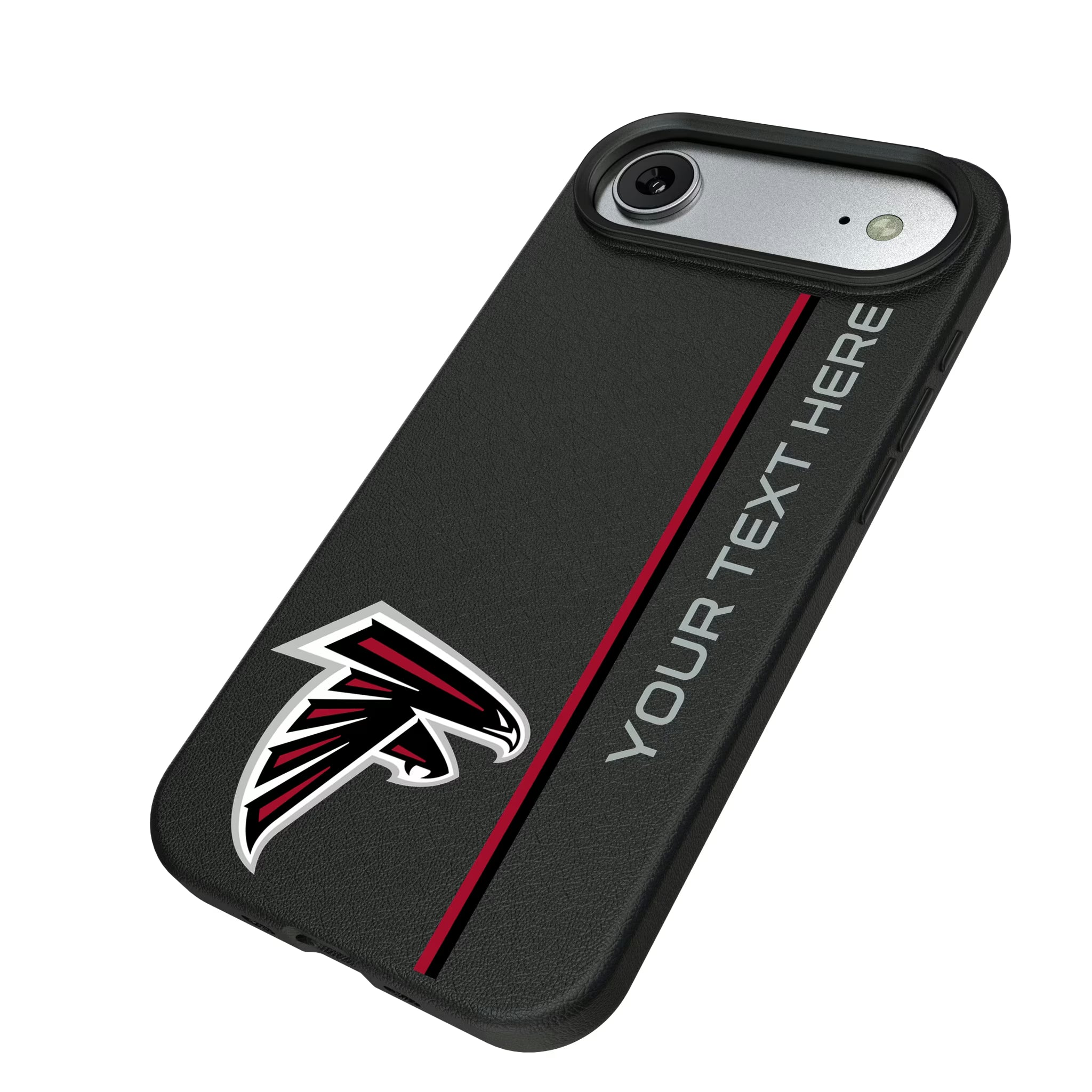 Atlanta Falcons Personalized Sidebard iPhone MagSafe Compatible Phone Case for Apple iPhone - Isometric View#Device_iPhone Air