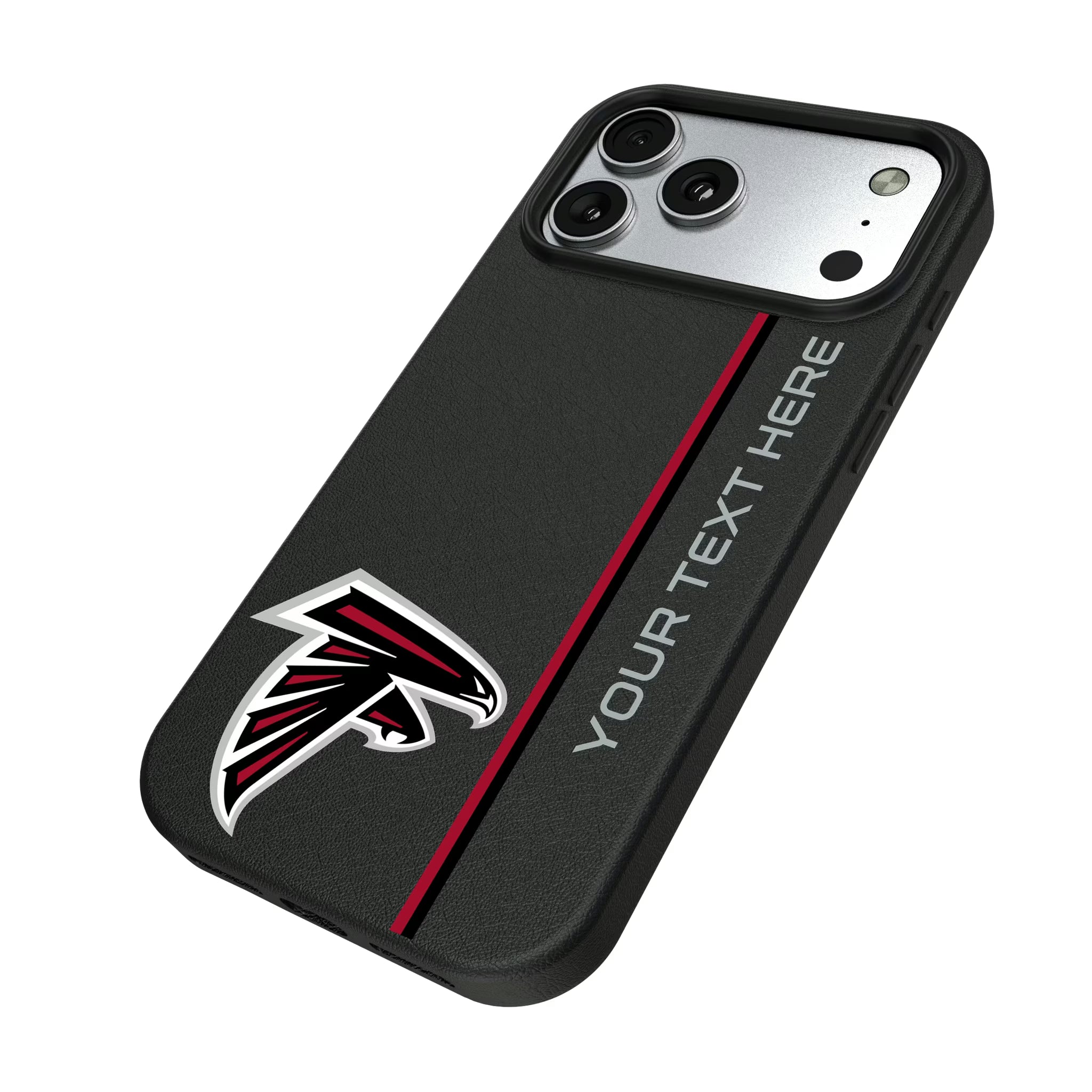 Atlanta Falcons Personalized Sidebard iPhone MagSafe Compatible Phone Case for Apple iPhone - Isometric View#Device_iPhone 17 Pro Max