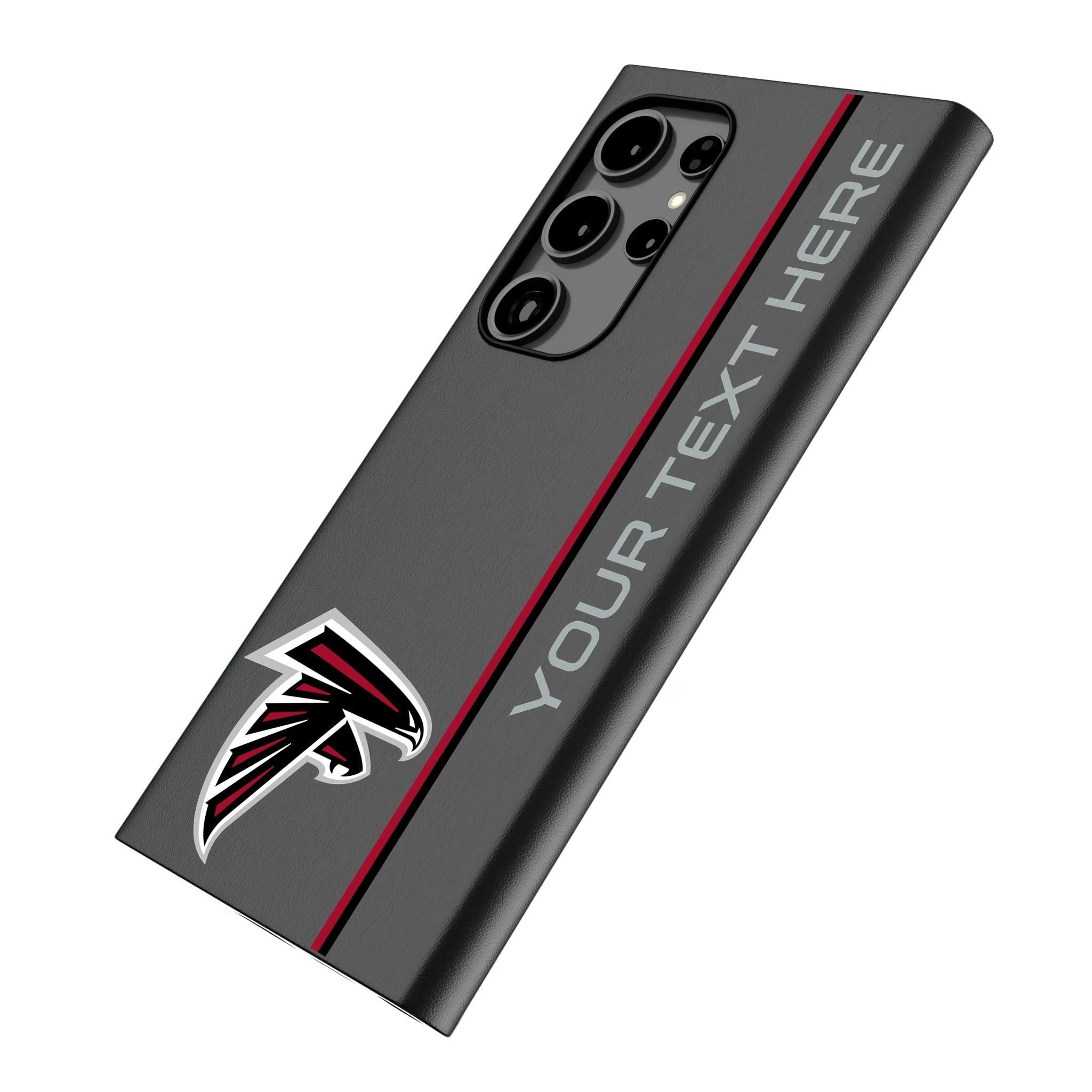 Atlanta Falcons Personalized Sidebard Galaxy MagSafe Compatible Phone Case for Samsung Galaxy - Isometric View