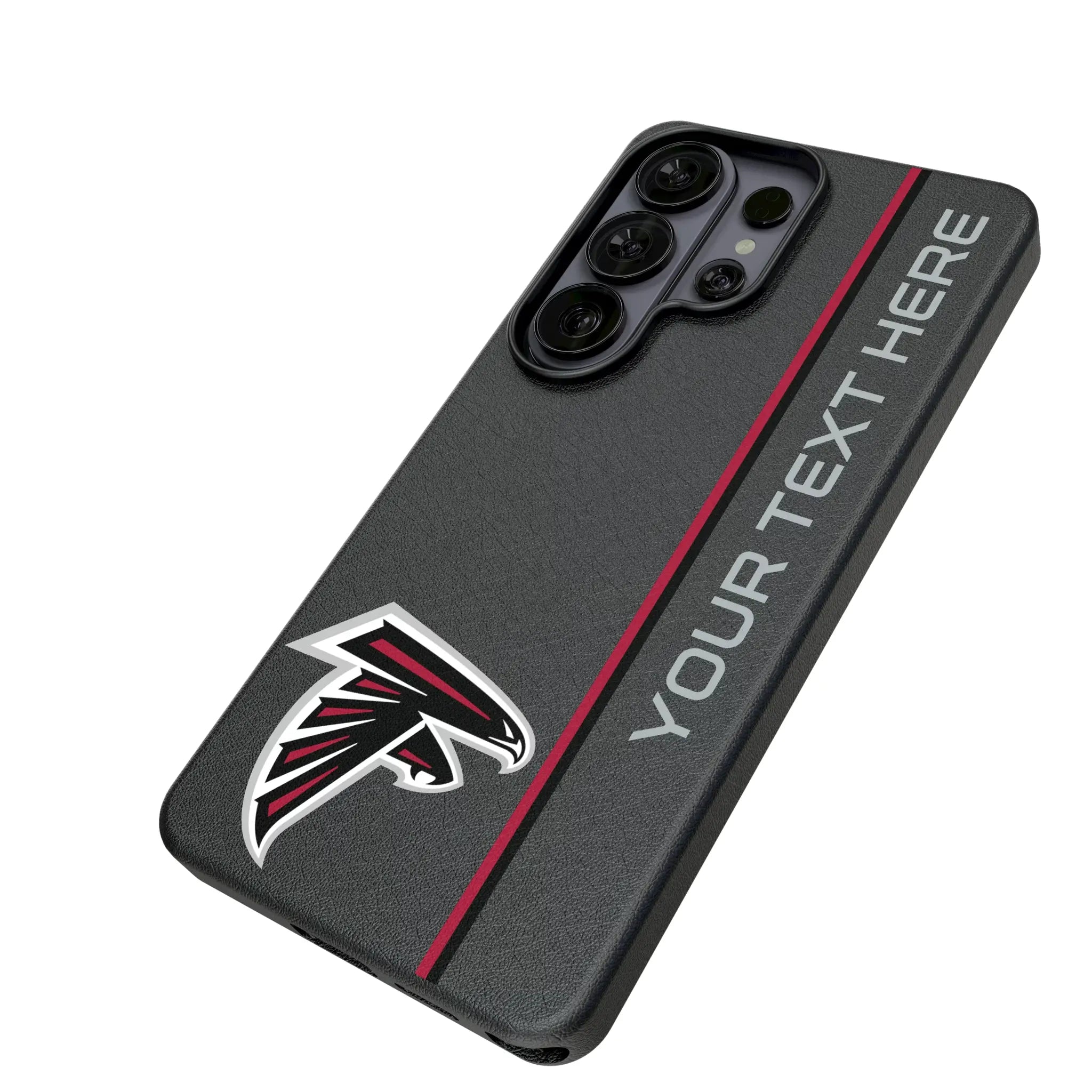 Atlanta Falcons Personalized Sidebard Galaxy MagSafe Compatible Phone Case for Samsung Galaxy - Isometric View#Device_Galaxy S26 Ultra