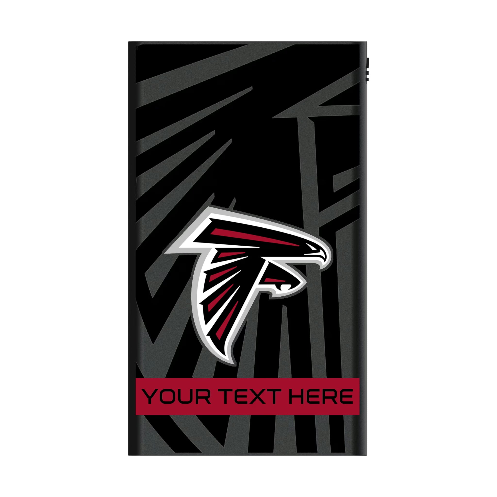 Atlanta Falcons Personalized Tilt 5000mAh Flat Powerbank