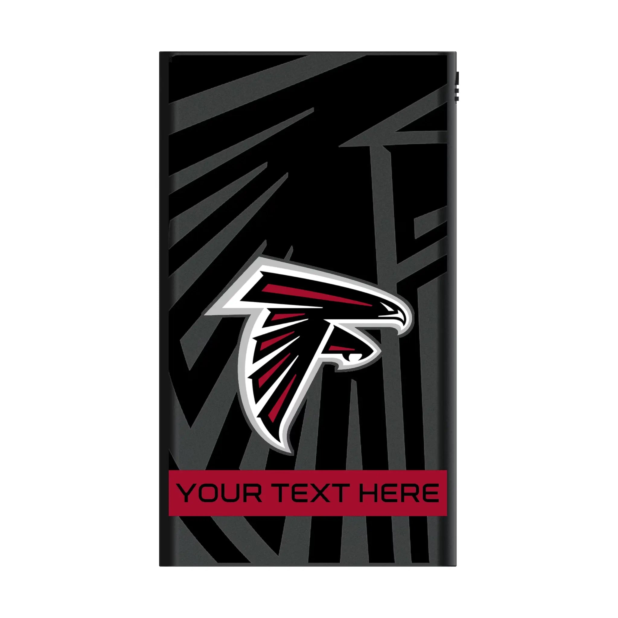 Atlanta Falcons Personalized Tilt 5000mAh Flat Power Bank